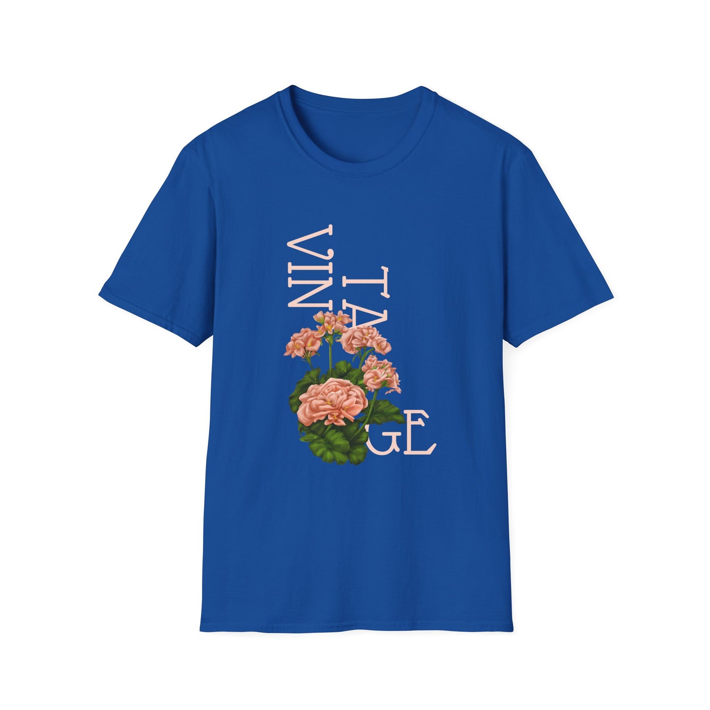 Vintage Floral Graphic Tee, Retro Flower Shirt, Unisex Casual T-Shirt, Gift for Plant Lovers, Summer Fashion