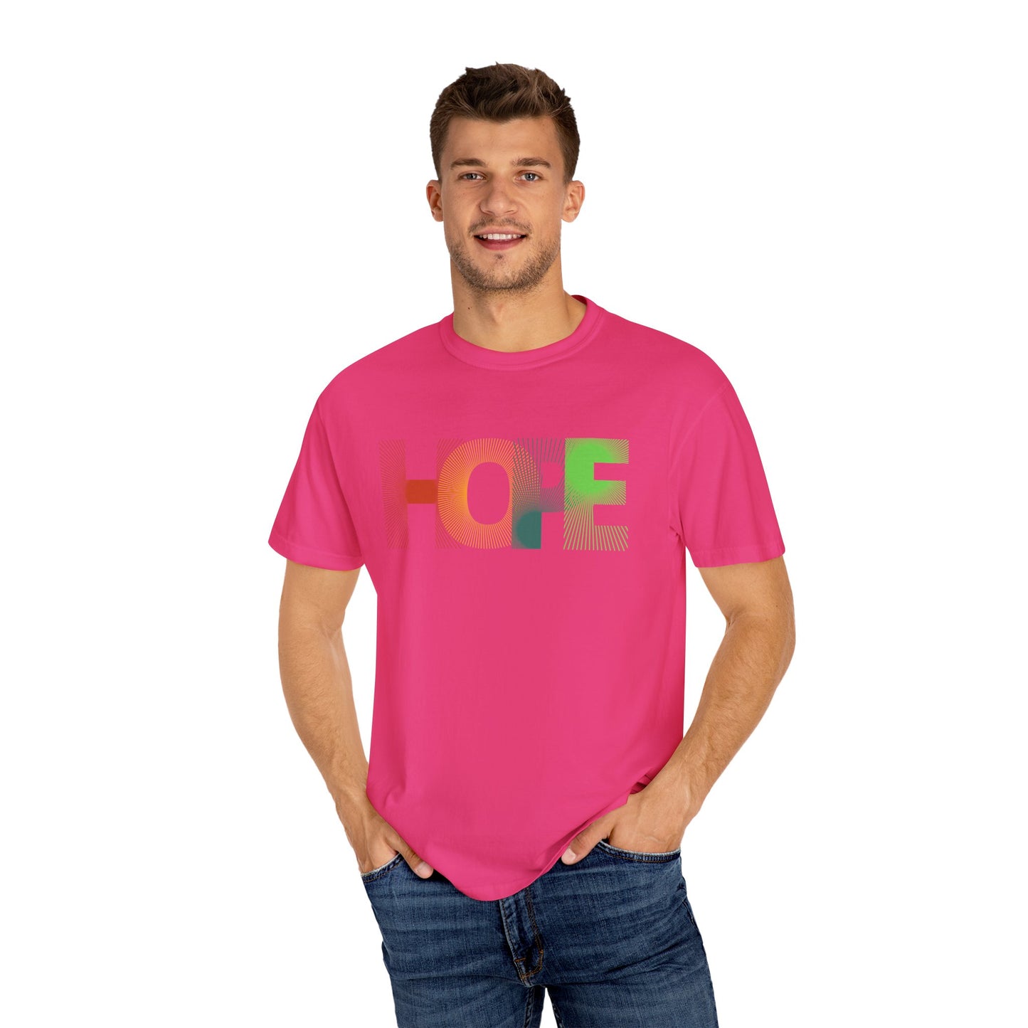 Hope Graphic Unisex T-Shirt - Colorful Inspirational Tee, Gift for Hope Enthusiasts, Casual Wear, Positive Vibes, Eco-Friendly Apparel