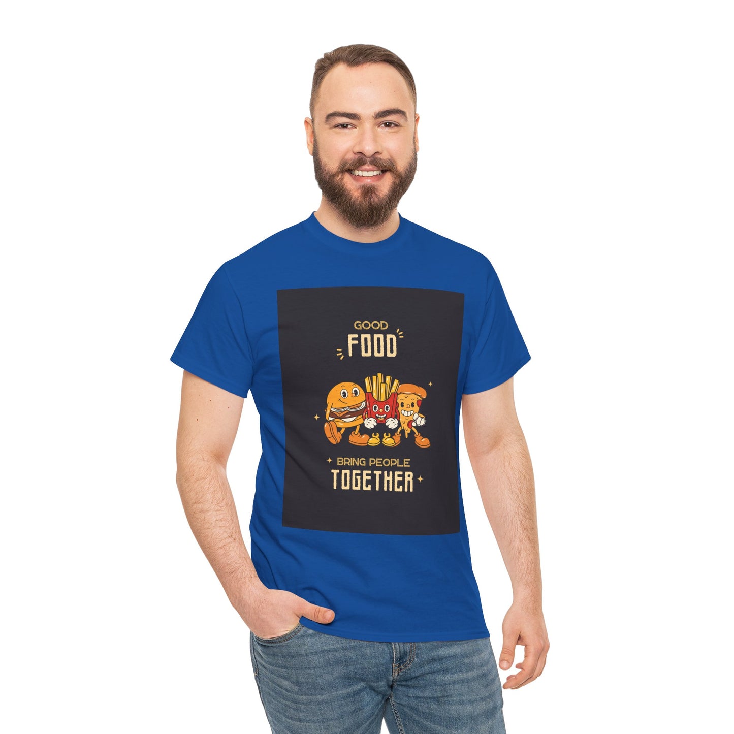 Good Food Unisex Tee | Fun Foodie Shirt, Gift for Food Lovers, Casual Wear, Kitchen Humor, BBQ Party