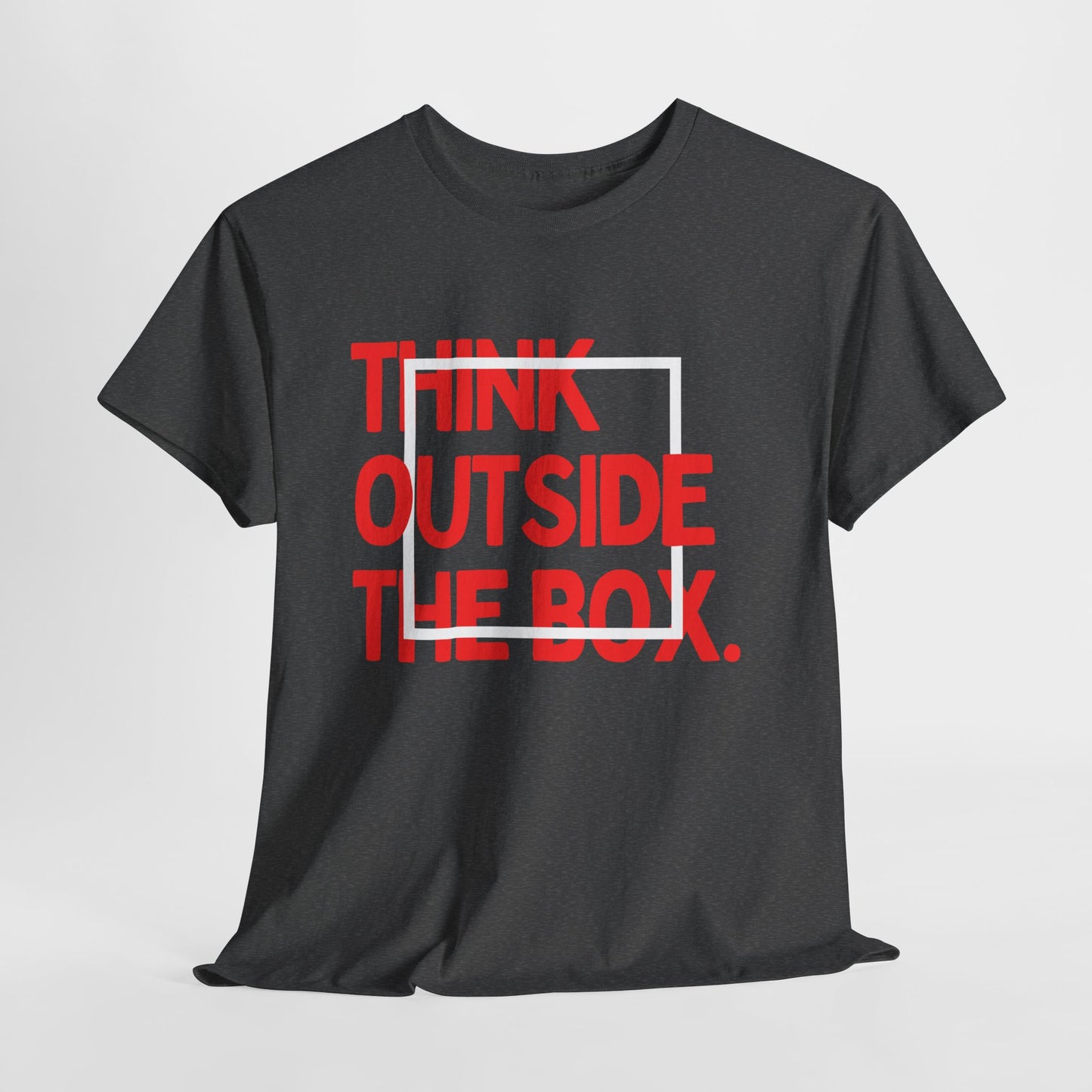 Creative Thinking Unisex Cotton Tee - Thin Out of Box, Inspirational Shirt, Motivational Gifts, Trendy Top for All Occasions, Perfect for Dreamers