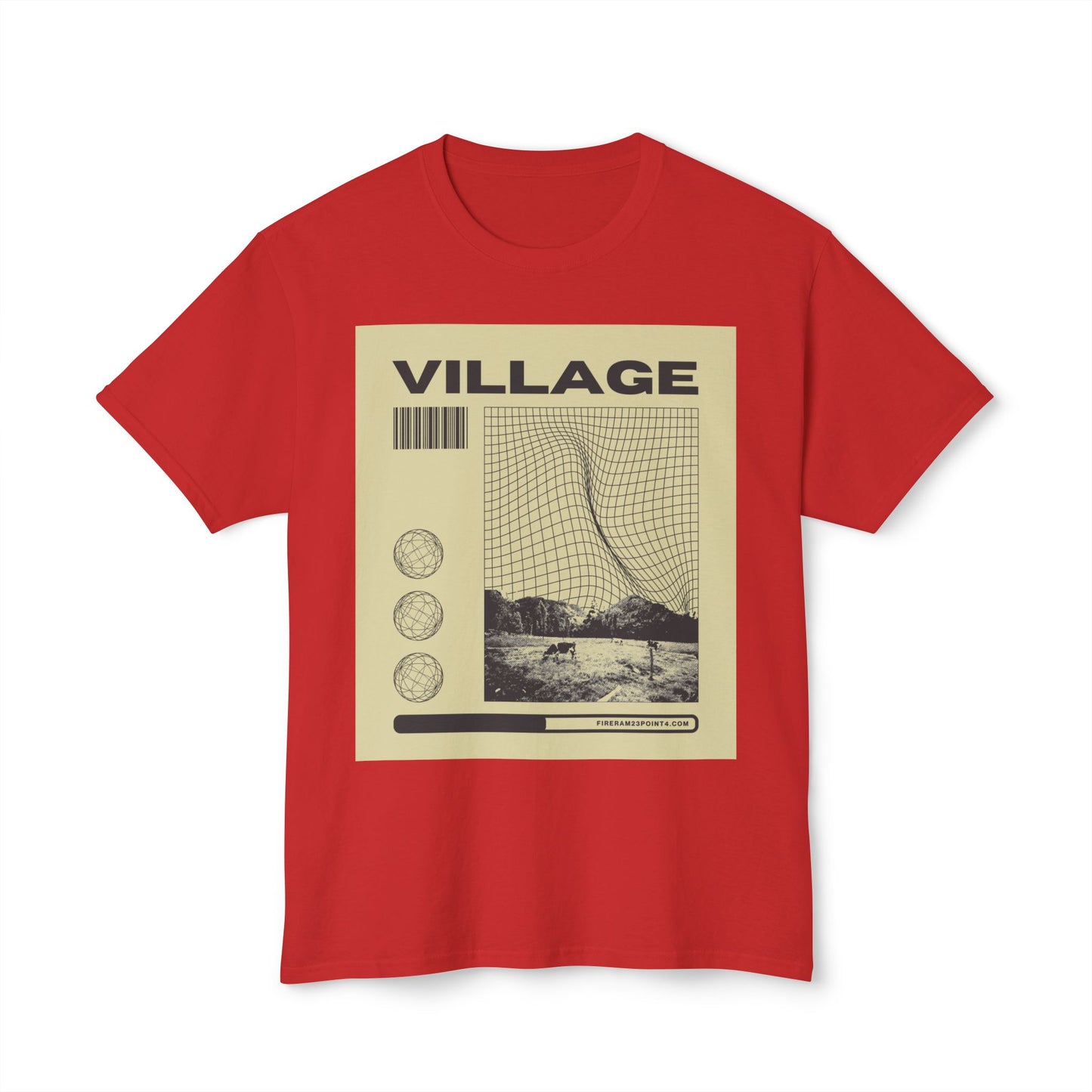 Retro Village Graphic Unisex T-Shirt | Casual Wear, Vintage Style, Gift for Travel Lovers, Graphic Tee, Statement Shirt