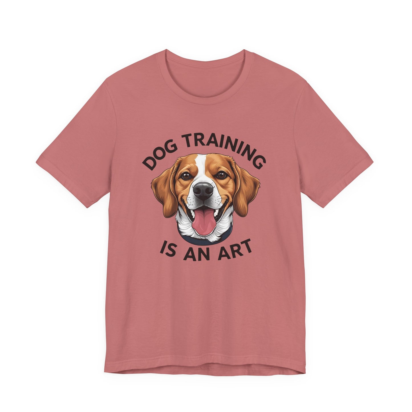 Dog Training is An Art Tee - Unisex Jersey Short Sleeve, Gift for Dog Lovers, Training T-Shirt, Dog Owner Apparel, Cute Canine Shirt
