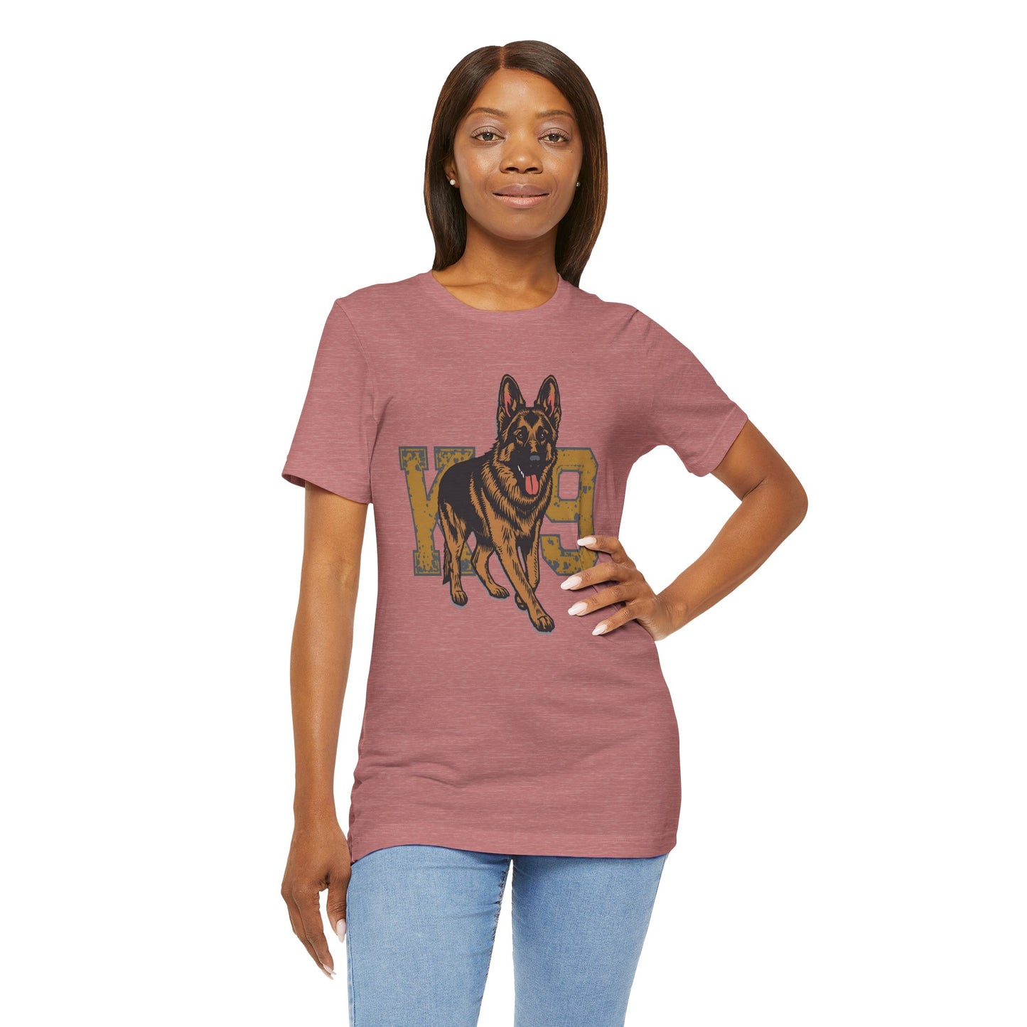 K9 Dog Lover German Shepherd Tee, Pet Owner Gift, Unisex Jersey Shirt
