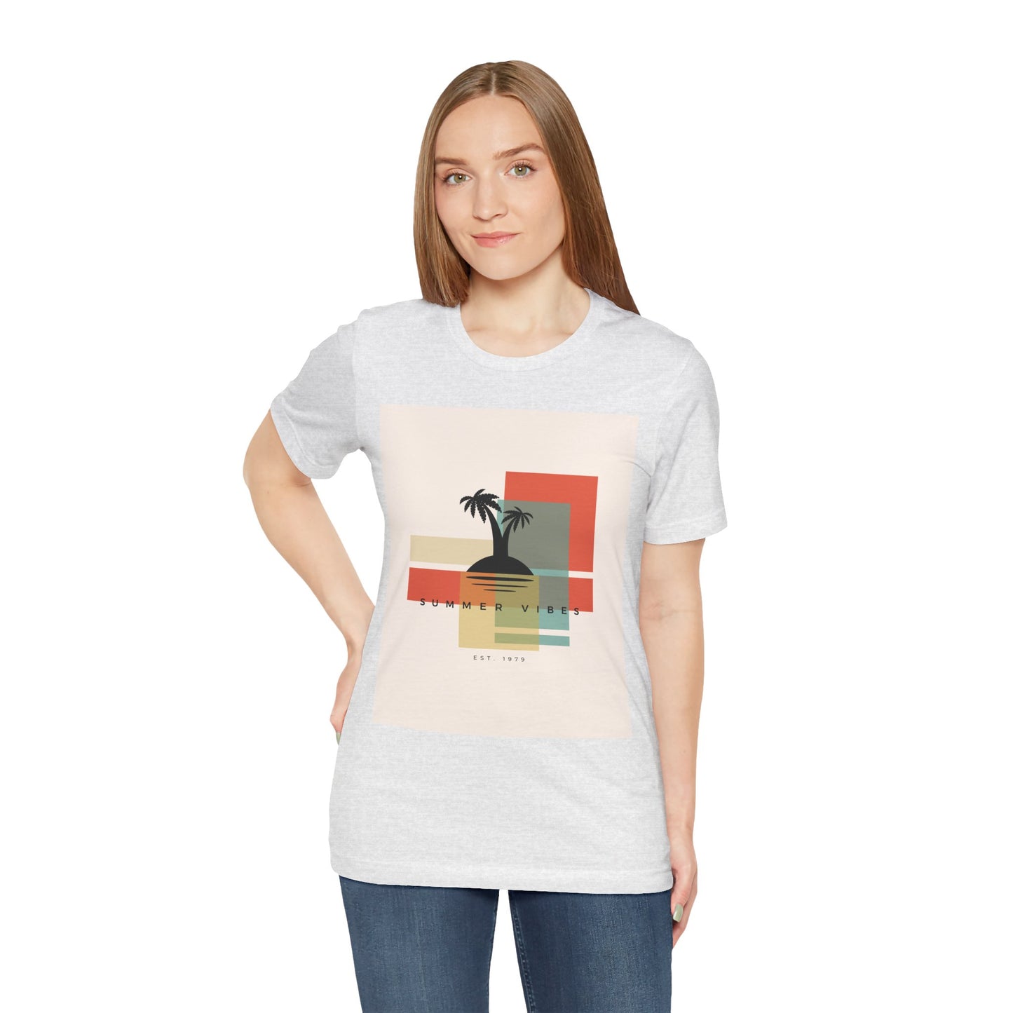 Tropical Sunset Tee, Summer Vibes Shirt, Vacation Outfit, Unisex Graphic Tee, Gift for Beach Lovers, Casual Wear