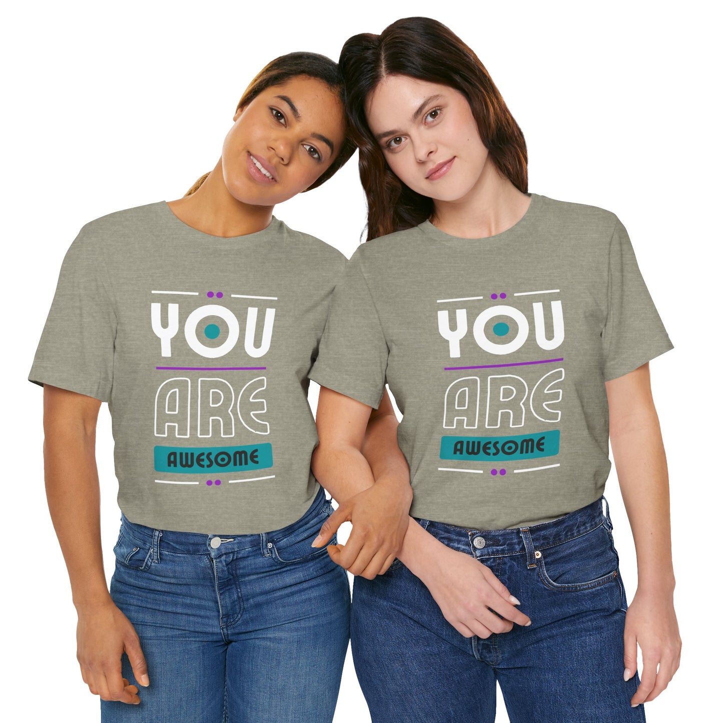 You Are Awesome Tee, Unisex Inspirational T-Shirt, Motivational Gift, Casual Wear, Birthday Gift, Summer Outfit