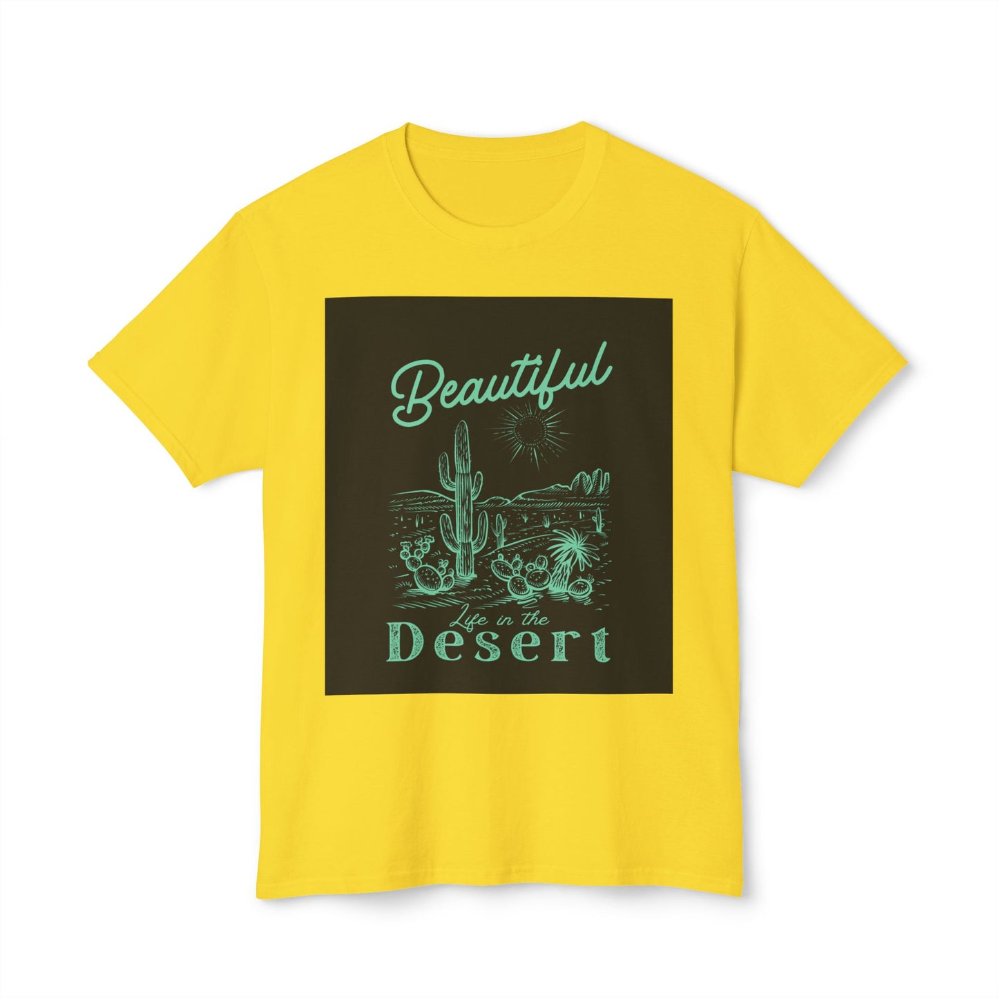 Beautiful Desert Unisex T-Shirt, Nature Lover Tee, Summer Vacation Apparel, Gift for Him/Her, Retro Graphic Shirt