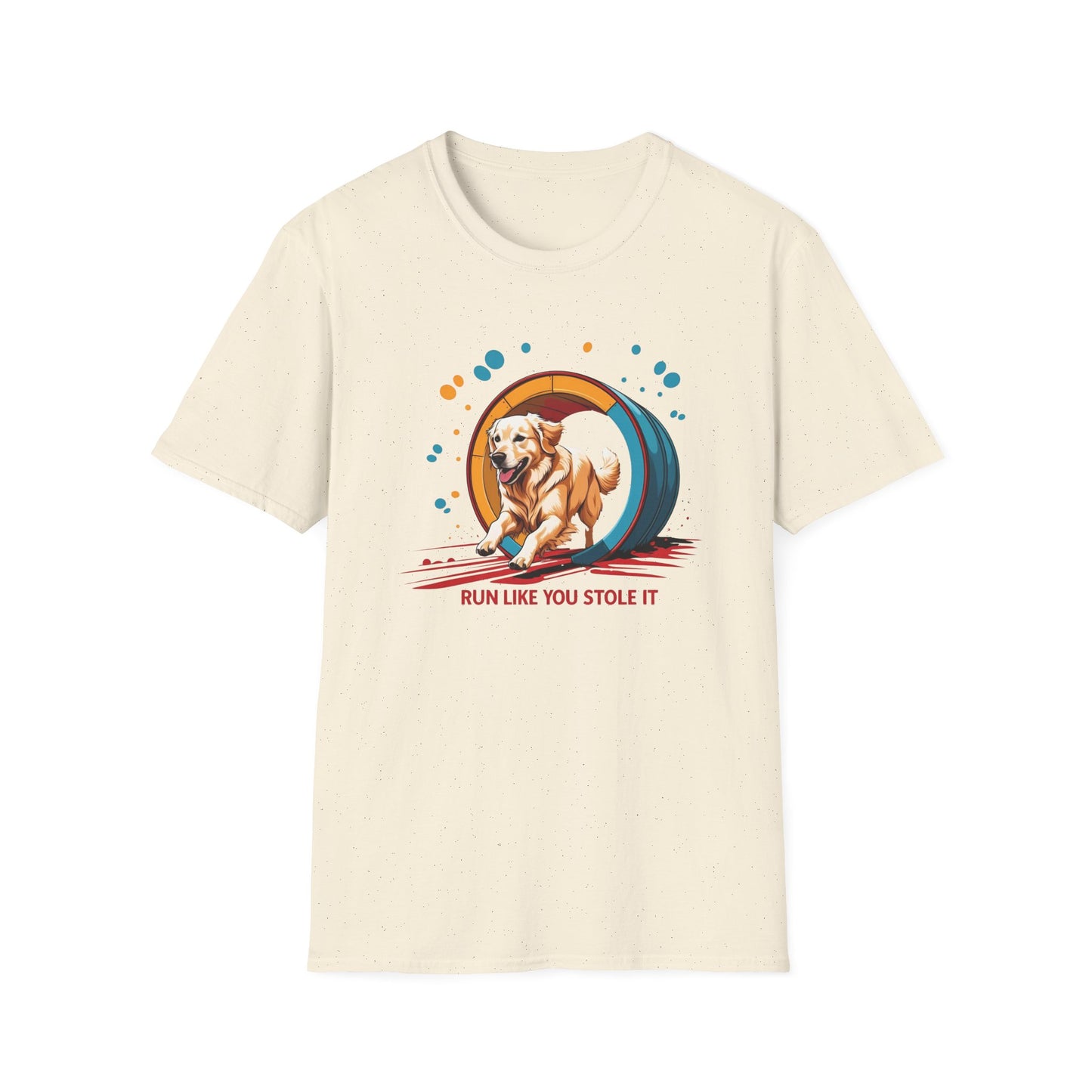 Dog Agility T-Shirt - Run Like You Stole It, Perfect for Dog Trainers, Summer Outfits, Fun Casual Wear