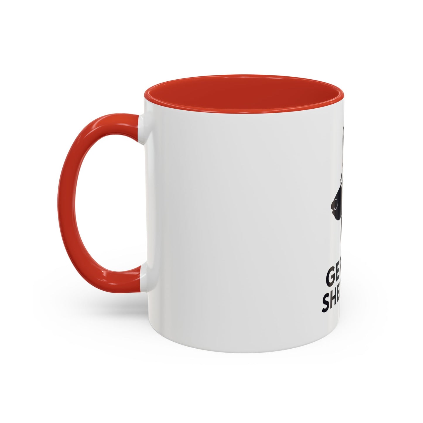 I Love German Shepherd Accent Coffee Mug - Perfect Gift for Dog Lovers, Pet Enthusiasts, Birthday, Home Decor