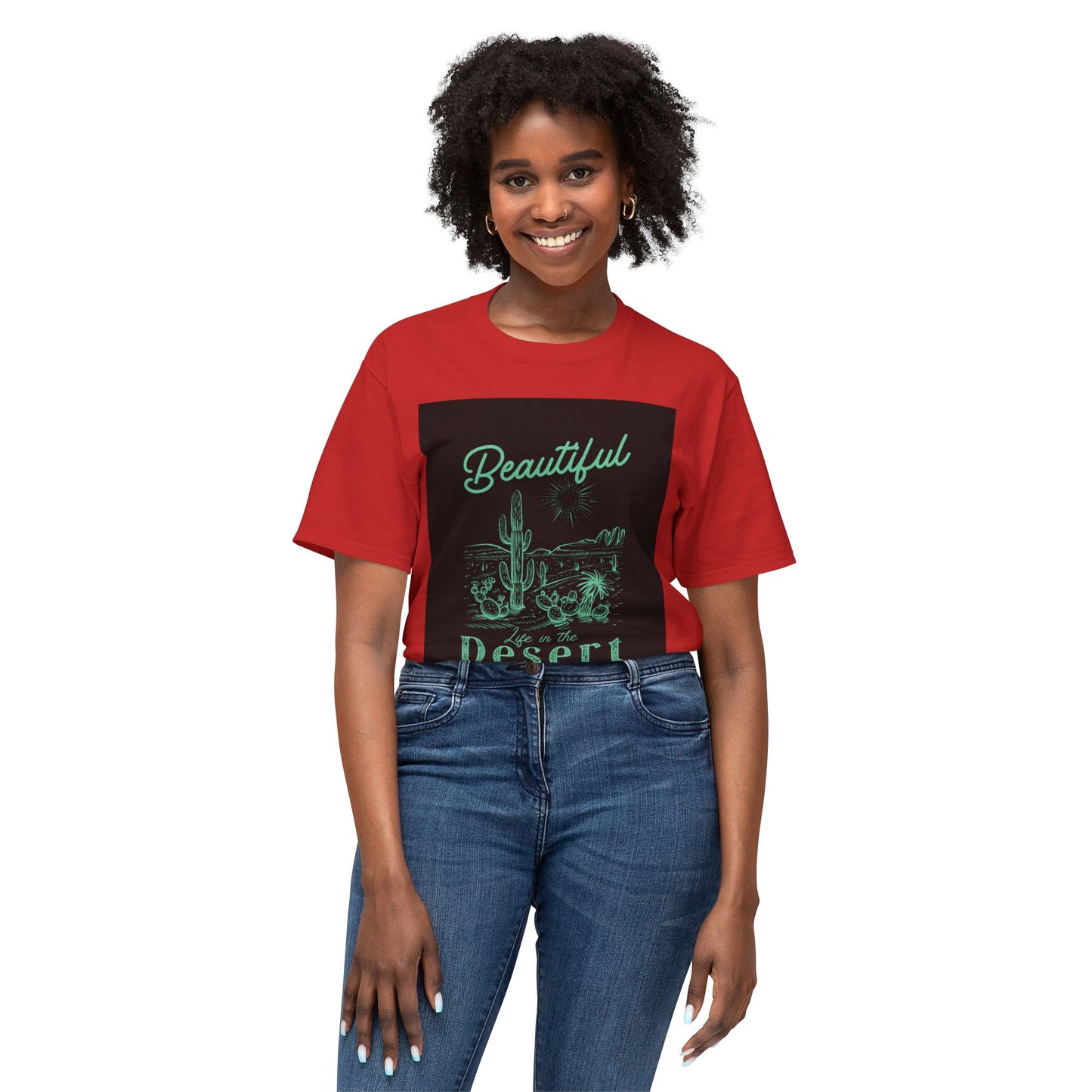 Beautiful Desert Unisex T-Shirt, Nature Lover Tee, Summer Vacation Apparel, Gift for Him/Her, Retro Graphic Shirt