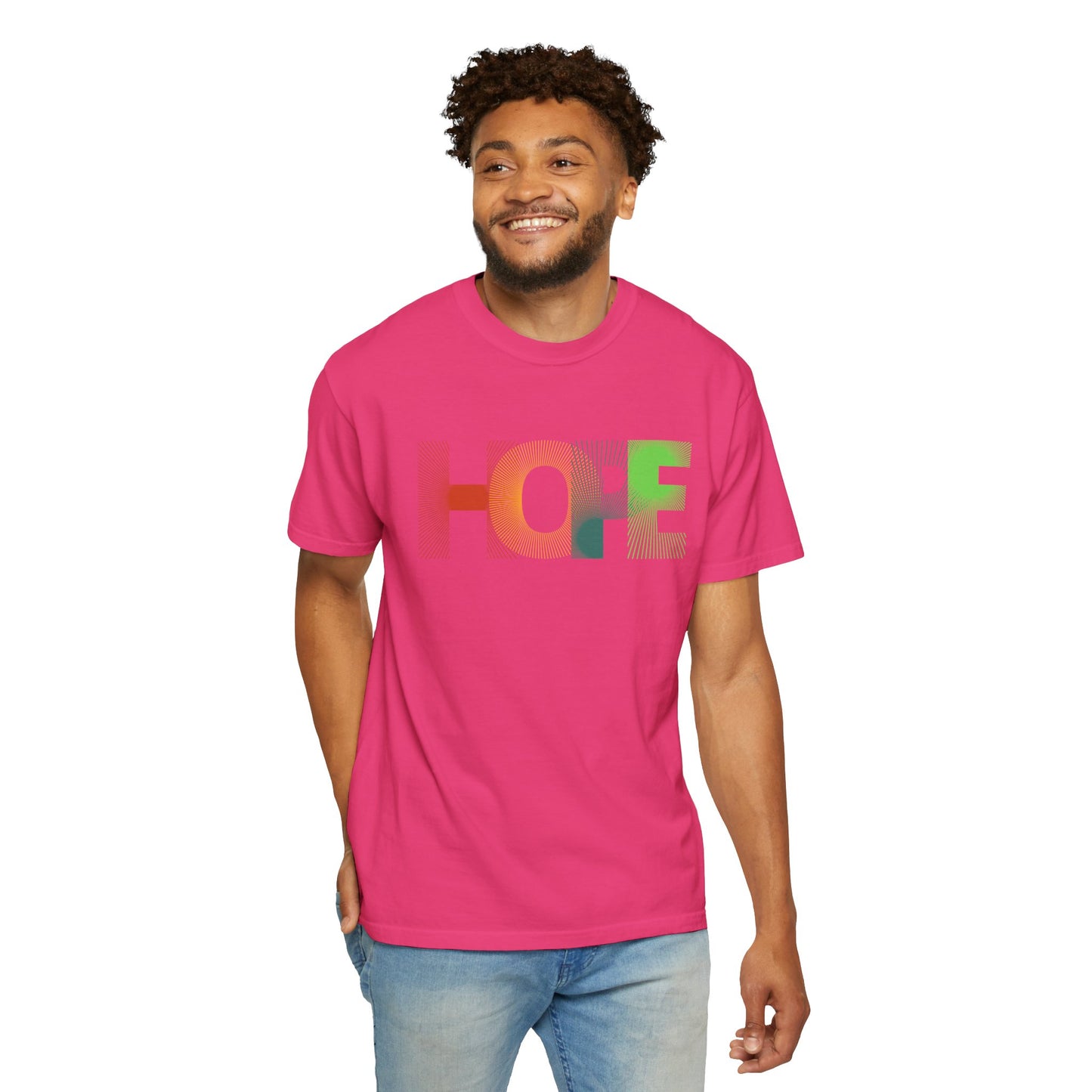 Hope Graphic Unisex T-Shirt - Colorful Inspirational Tee, Gift for Hope Enthusiasts, Casual Wear, Positive Vibes, Eco-Friendly Apparel