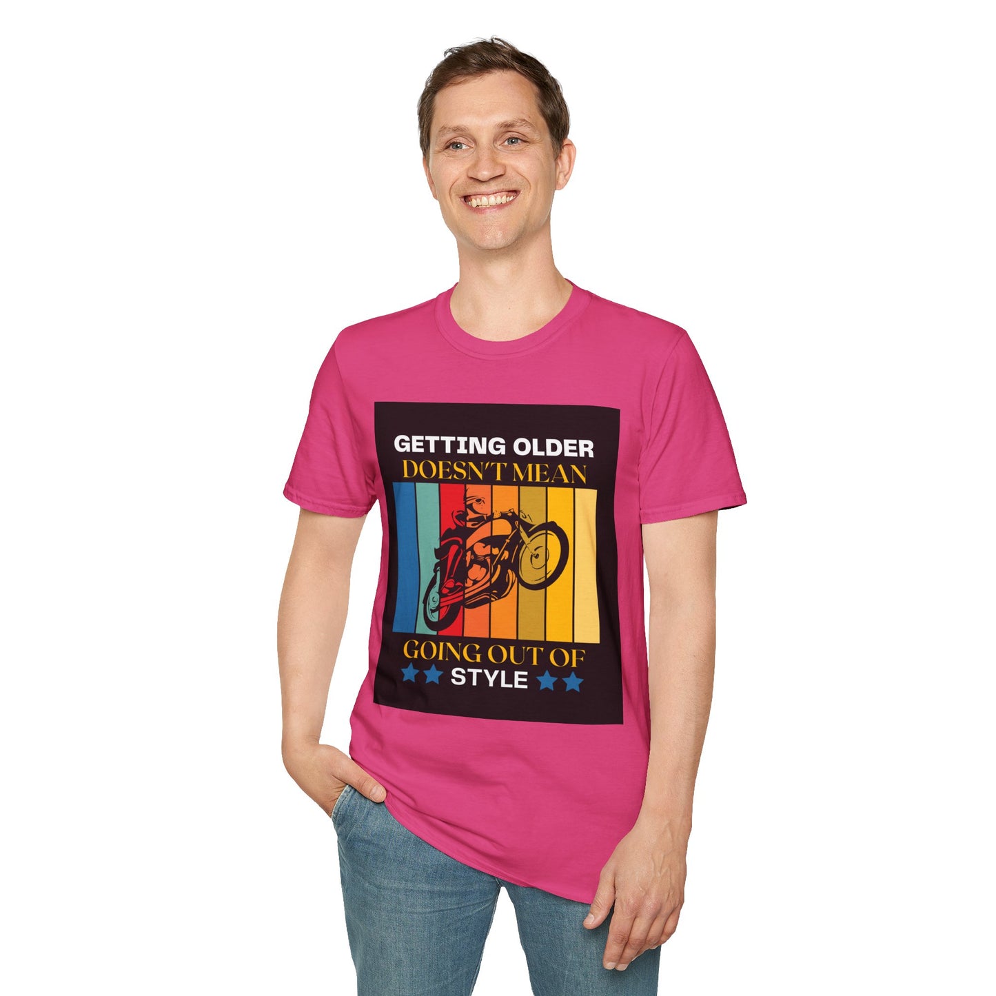 Vintage Motorcycle T-Shirt - Fun Gift for Bikers, Birthday, Unisex Apparel, Casual Wear, Fashion Statement