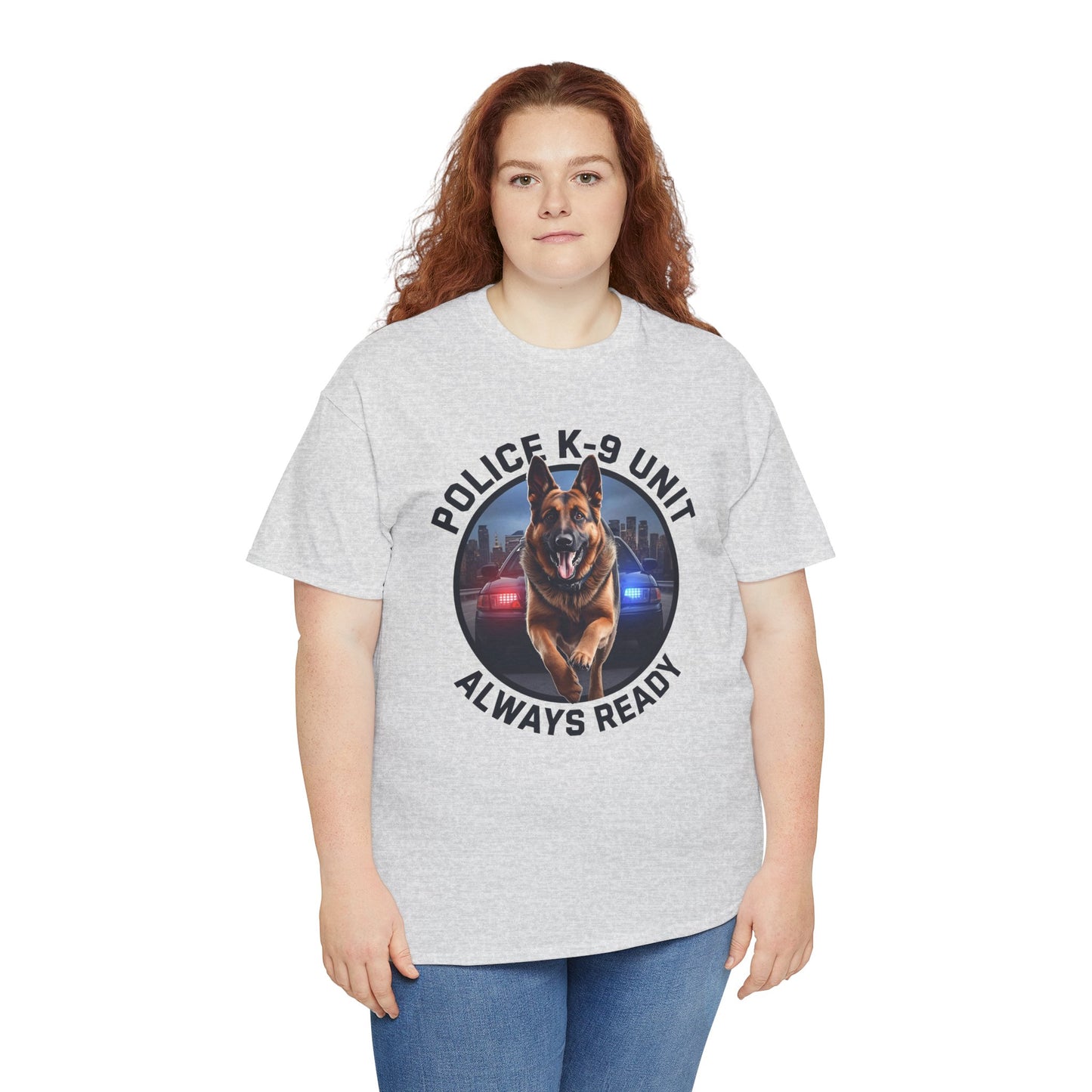 Police K-9 Unit Tee, Always Ready Graphic Tee, Dog Lover Gift, Police Support Shirt, Police Dog Merchandise