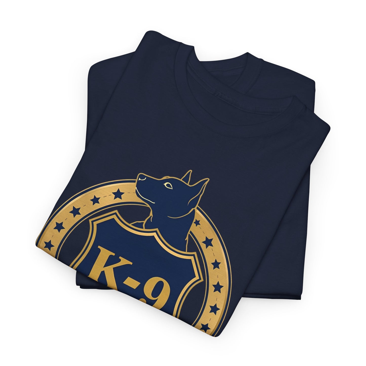 K-9 Police Unisex Heavy Cotton Tee - Loyalty Courage Duty | Dog Lover Gift, Law Enforcement Apparel, Dog Training Shirt