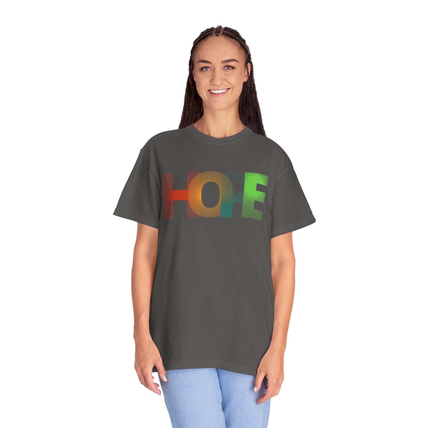 Hope Graphic Unisex T-Shirt - Colorful Inspirational Tee, Gift for Hope Enthusiasts, Casual Wear, Positive Vibes, Eco-Friendly Apparel