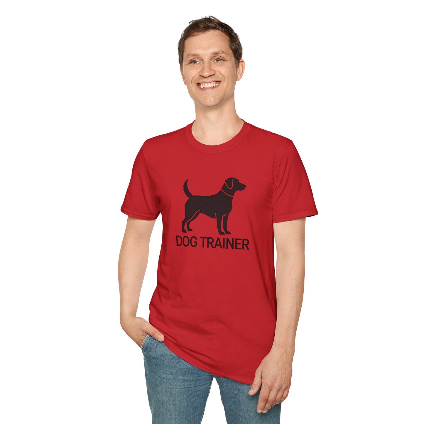 Dog Trainer Unisex Softstyle T-Shirt | Casual Pet Lover Tee, Gifts for Dog Trainers, Dog Lover Apparel