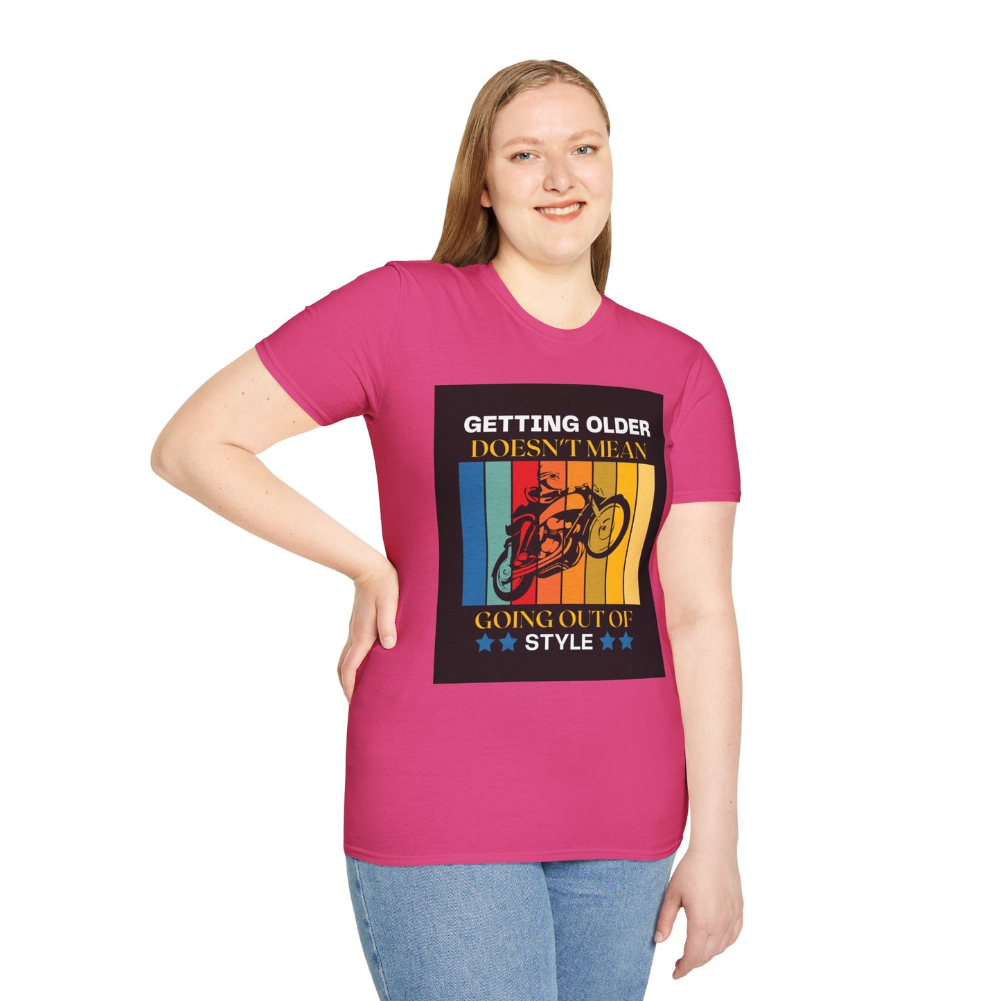 Vintage Motorcycle T-Shirt - Fun Gift for Bikers, Birthday, Unisex Apparel, Casual Wear, Fashion Statement