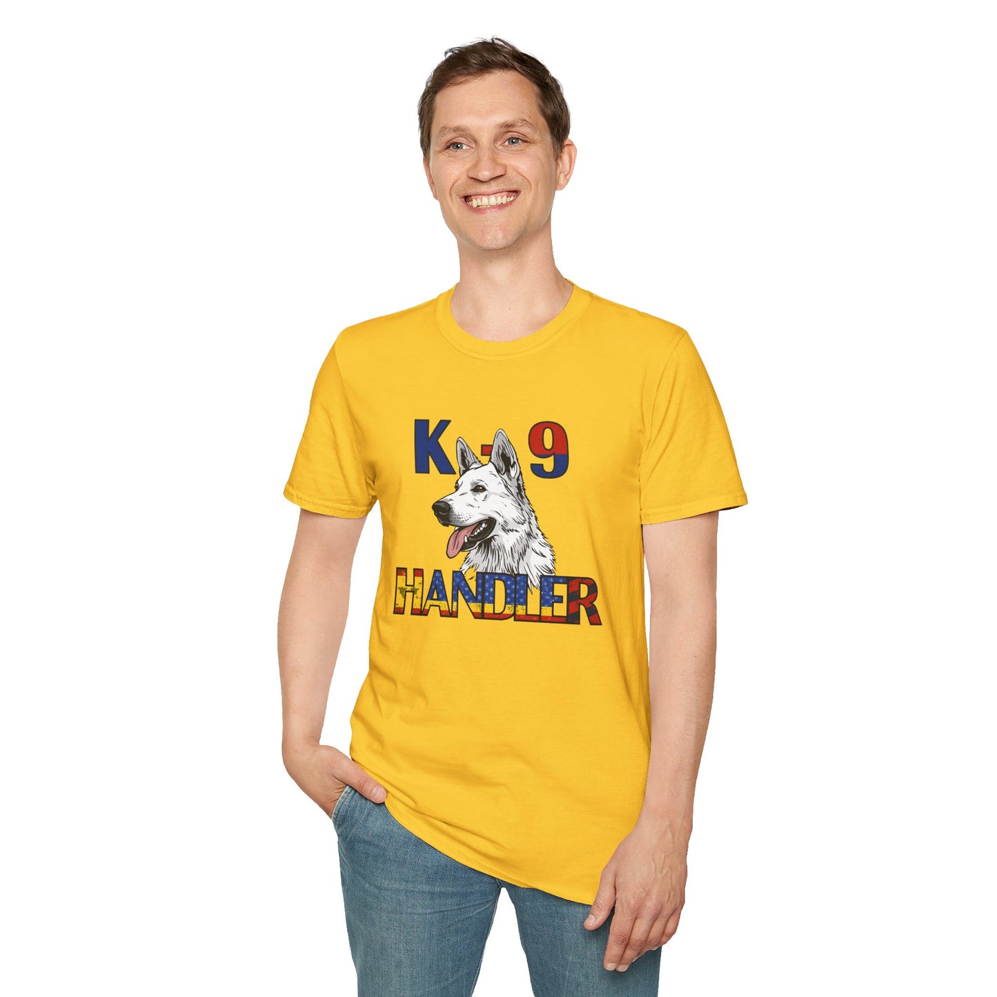 German Shepherd K9 Handler T-Shirt, Police Dog Tee, Canine Enthusiast Apparel