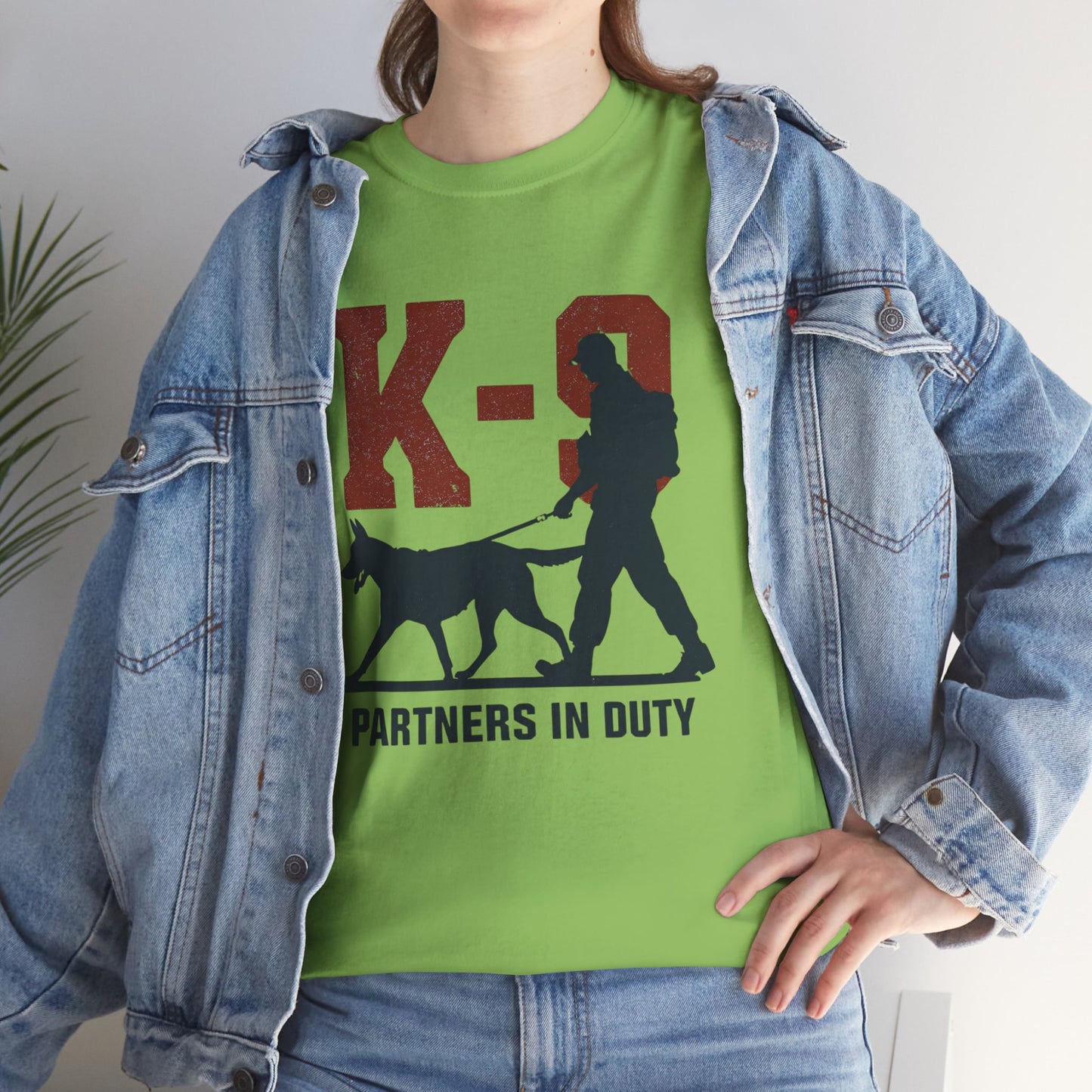 K-9 Partners in Duty Tee, Dog Handler T-Shirt, Dog Lover Tee, Police Dog Apparel, Dog Owner T-Shirt