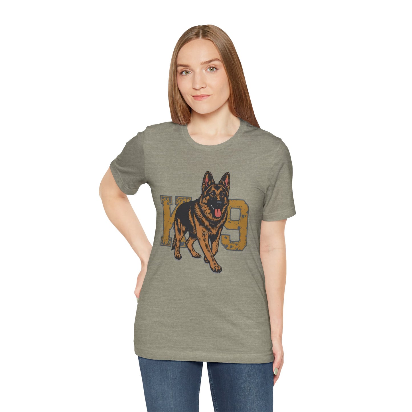 K9 Dog Lover German Shepherd Tee, Pet Owner Gift, Unisex Jersey Shirt