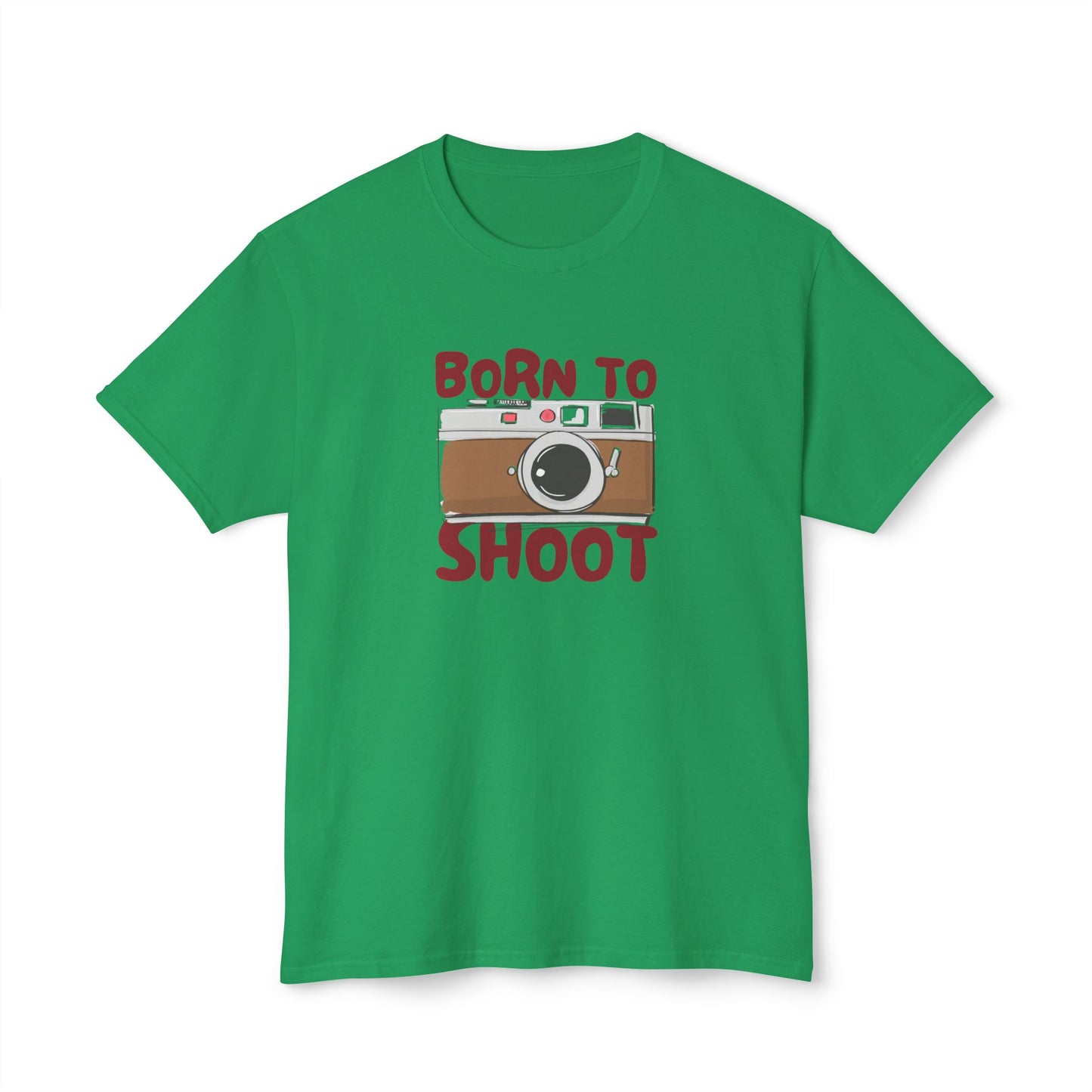 Camera Lover's Unisex T-Shirt – Born to Shoot, Photography Gift, Fun Shirt for Photographers, Unique Tee for Events, Casual Wear