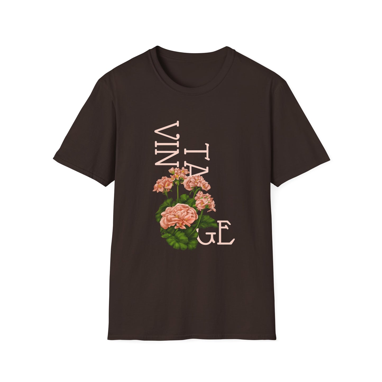 Vintage Floral Graphic Tee, Retro Flower Shirt, Unisex Casual T-Shirt, Gift for Plant Lovers, Summer Fashion