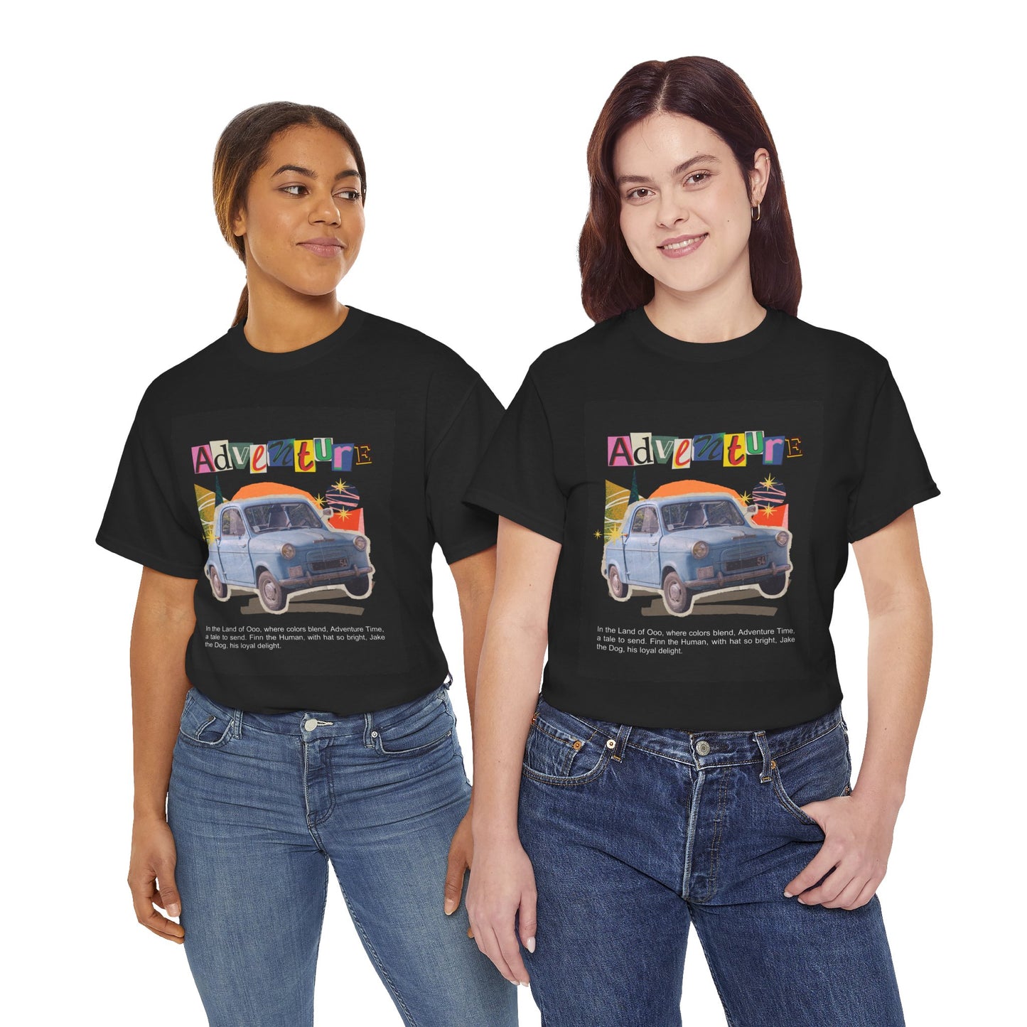 Adventure-Themed Unisex Cotton Tee, Retro Car Graphic Tee, Travel T-Shirt, Gift for Adventurers, Vintage Exploration Top
