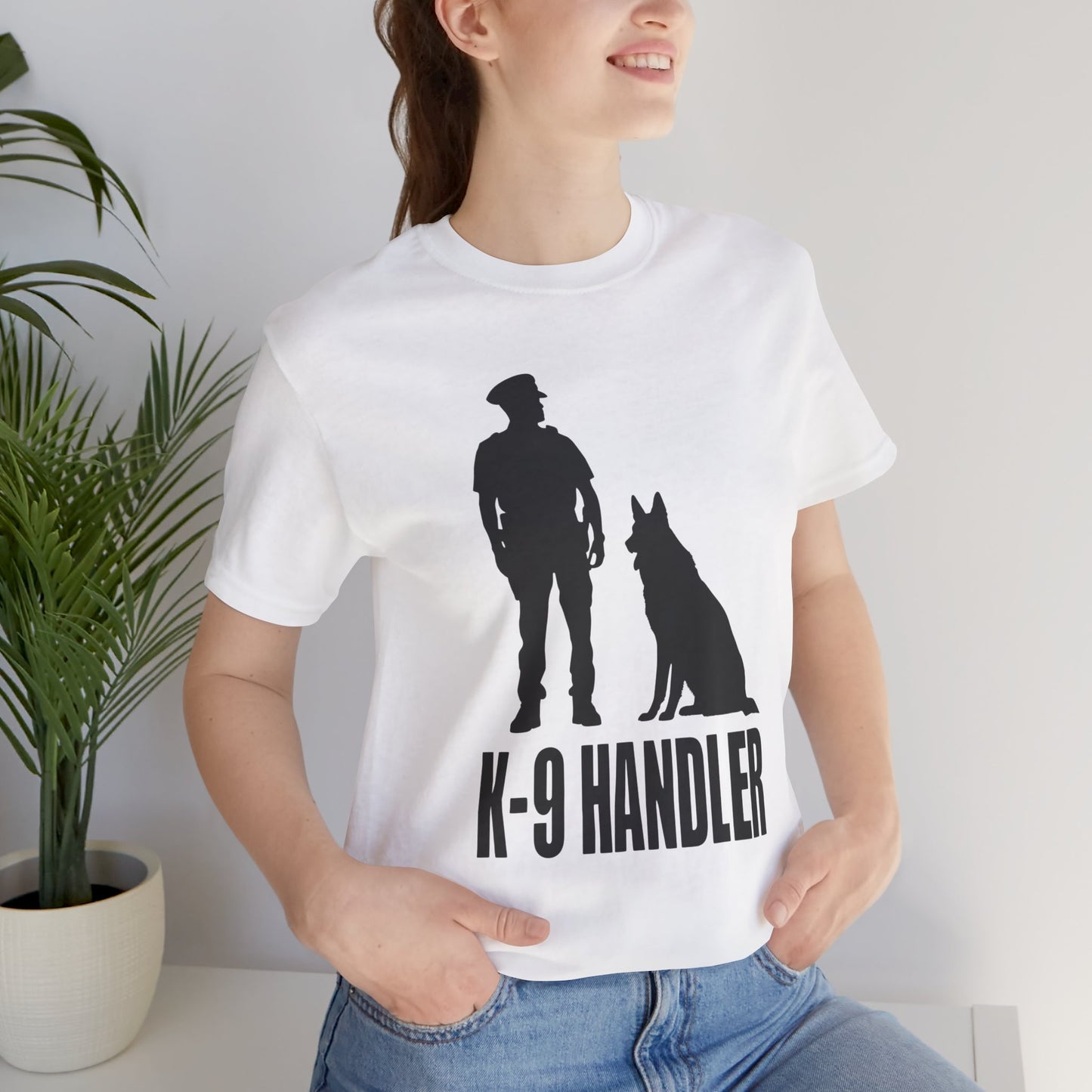 K9 Handler Unisex Tee, Dog Lover Gift, Pet Handler Shirt, Animal Advocate Apparel, Canine Enthusiast Top, Training Gear