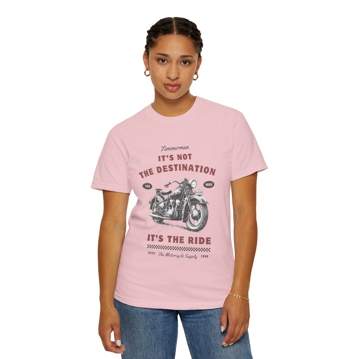 Vintage Motorcycle Ride T-Shirt - It's Not The Destination It's The Ride, Gift for Bikers, Adventure Clothing, Road Trip Outfit