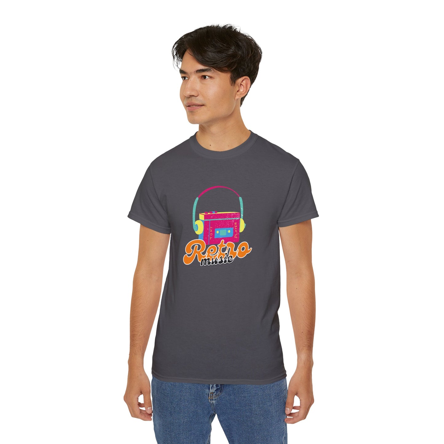 Retro Music Unisex Tee, Vintage Style Shirt, 80s Music Lover Gift, Casual Wear, Festival Outfit, Music Party T-Shirt