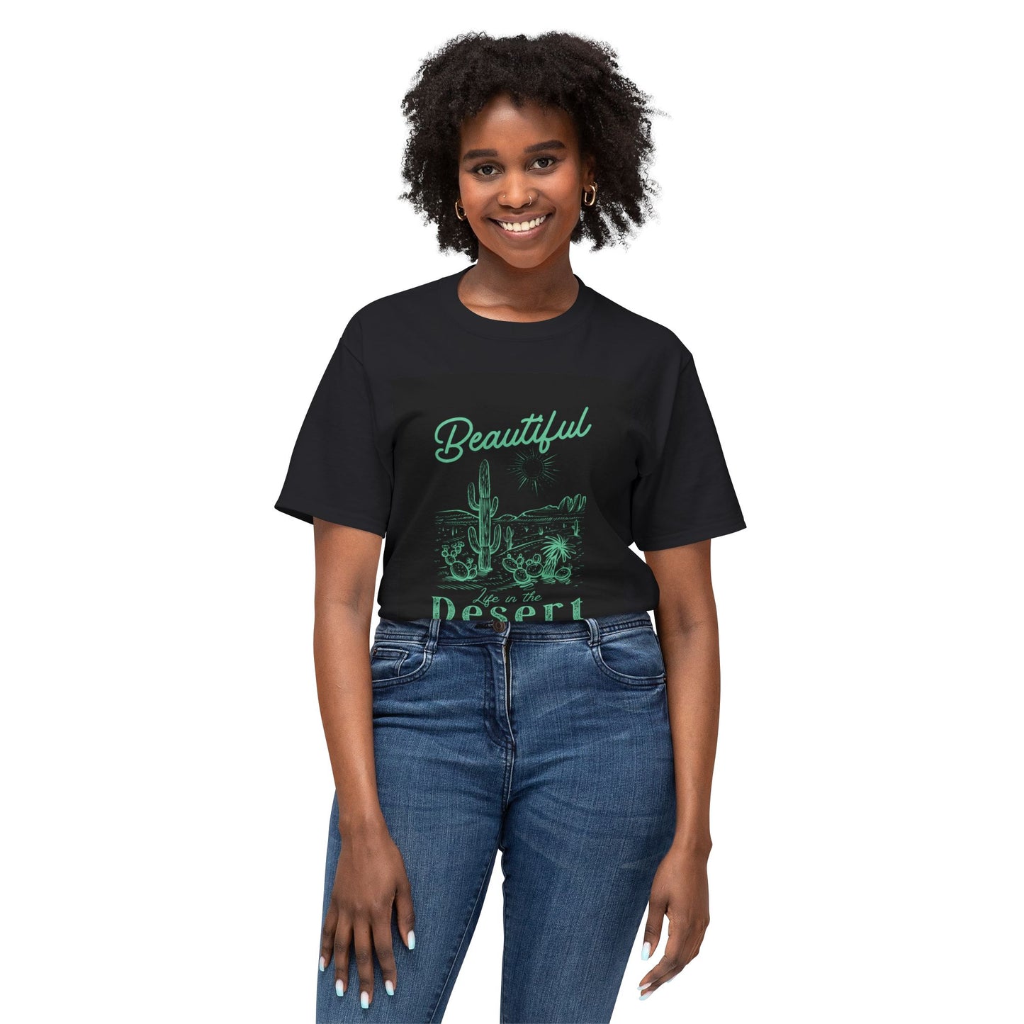 Beautiful Desert Unisex T-Shirt, Nature Lover Tee, Summer Vacation Apparel, Gift for Him/Her, Retro Graphic Shirt
