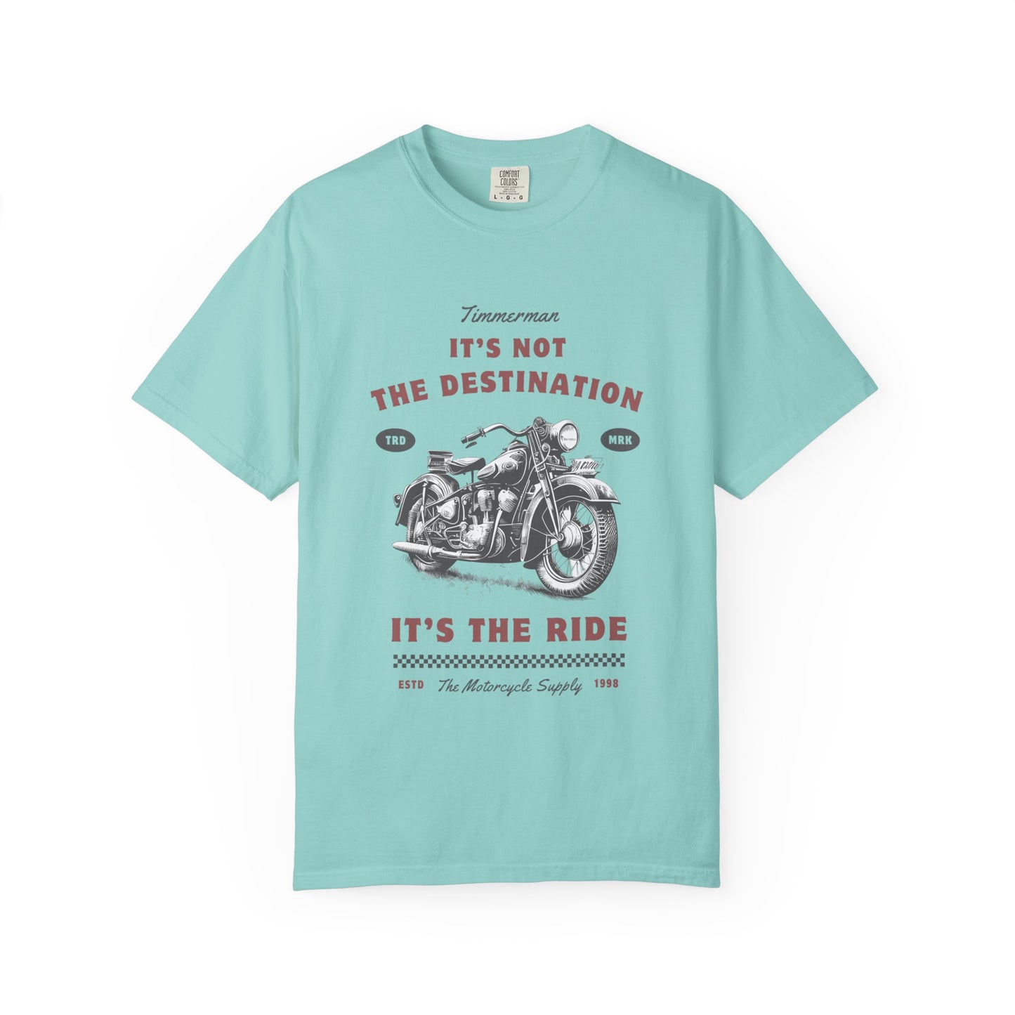 Vintage Motorcycle Ride T-Shirt - It's Not The Destination It's The Ride, Gift for Bikers, Adventure Clothing, Road Trip Outfit