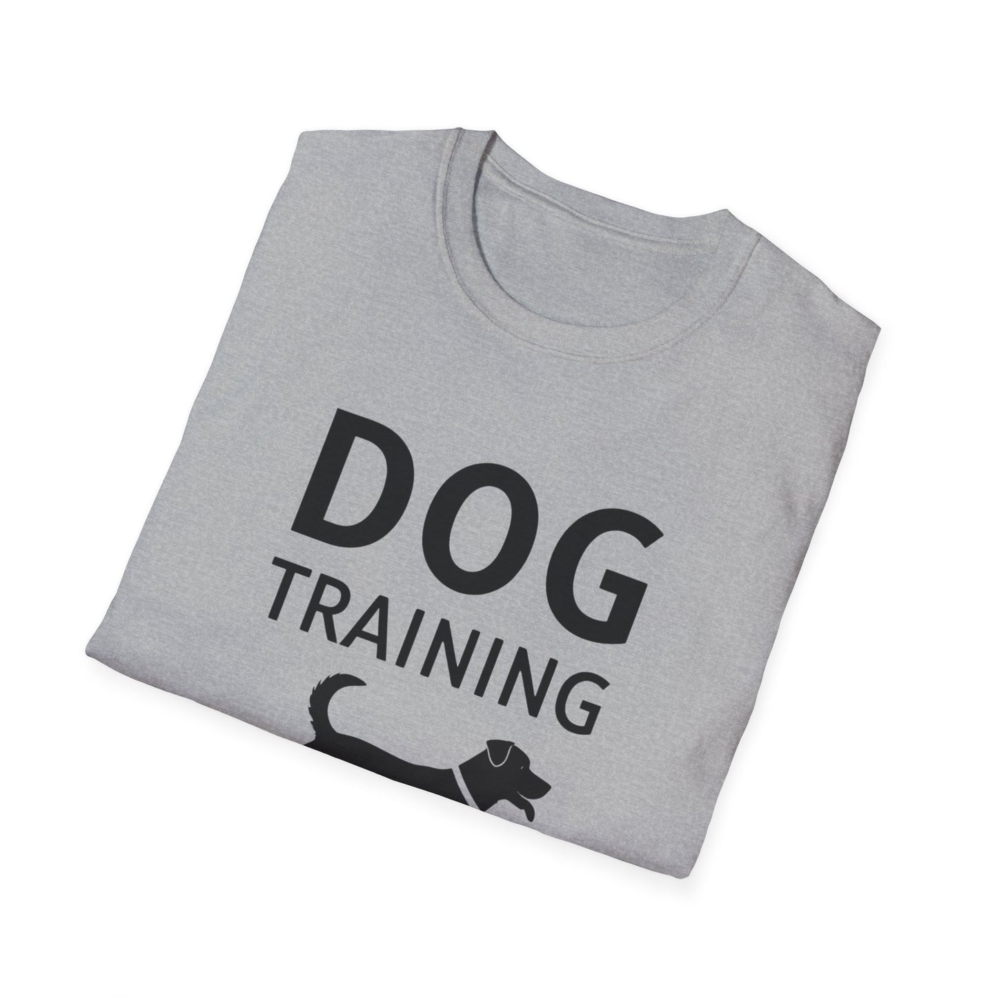 Dog Training is an Art Unisex Softstyle T-Shirt, Dog Lover Gift, Pet Training Apparel, Dog Owner Tee, Casual Wear, Gift for Dog Trainers