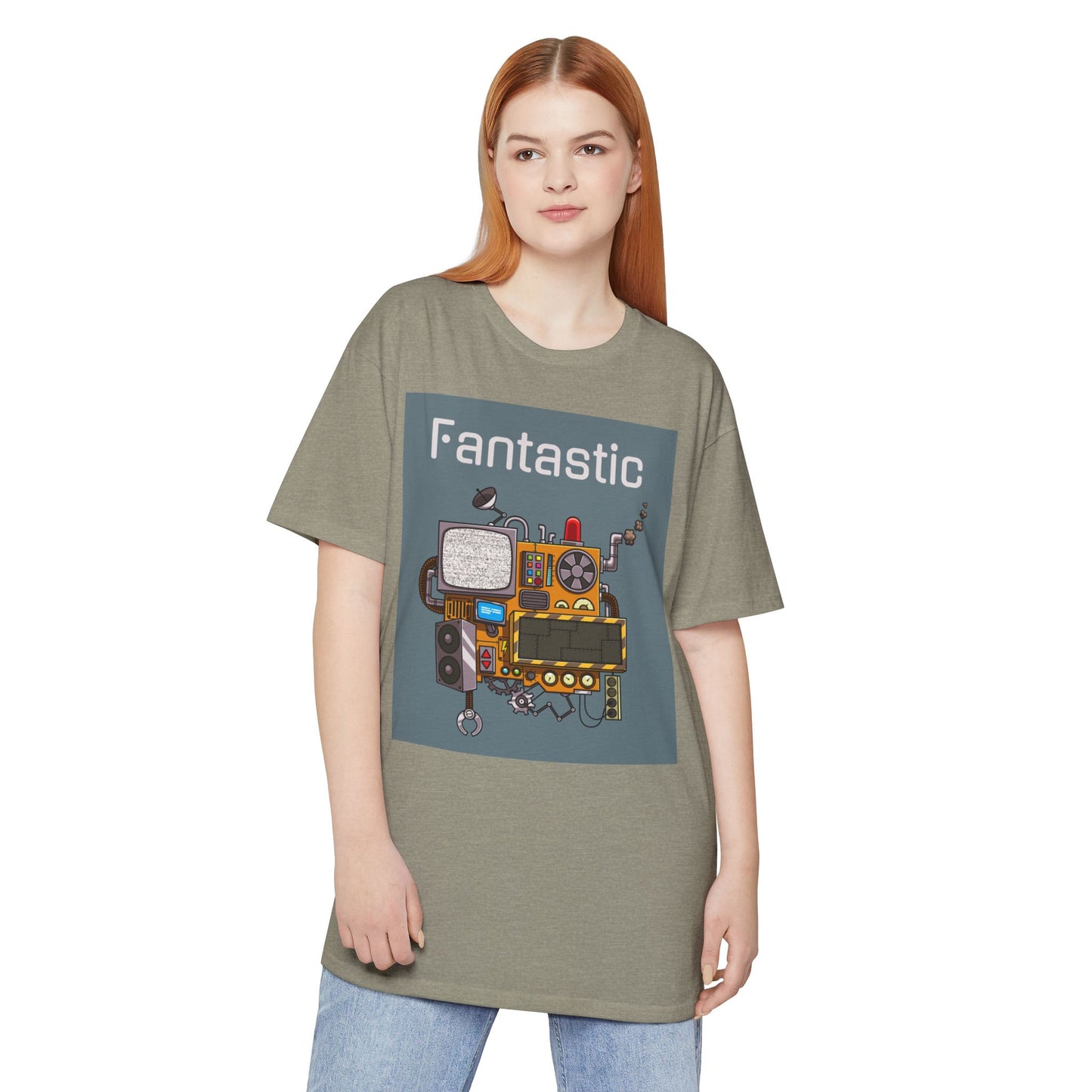 Fantastic Vibe Unisex Long Body Urban Tee, Streetwear, Graphic Tee, Gift for Music Lovers, Casual Wear, Unique Fashion Statement