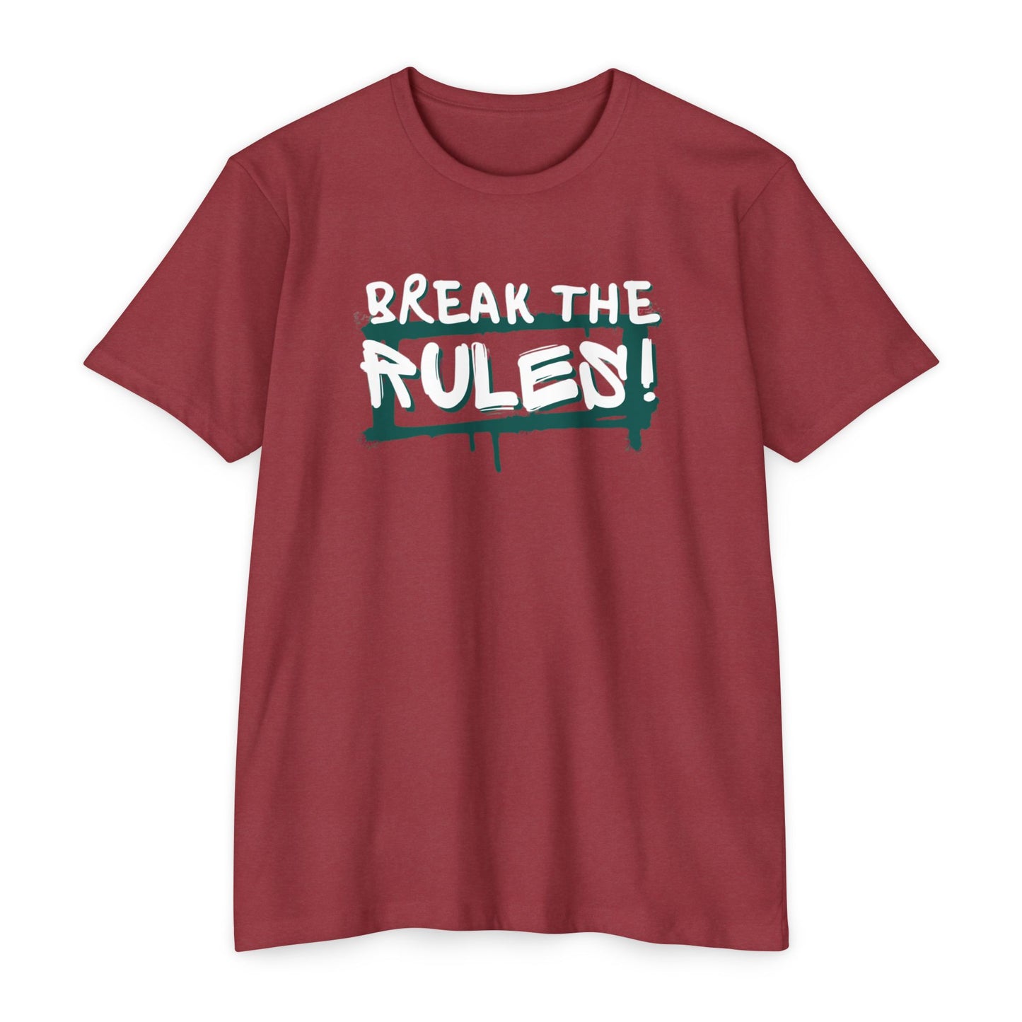 Break the Rules Graphic Tee, Unisex T-Shirt for Trendsetters, Casual Everyday Wear, Gift for Teens, Fun Statement Shirt