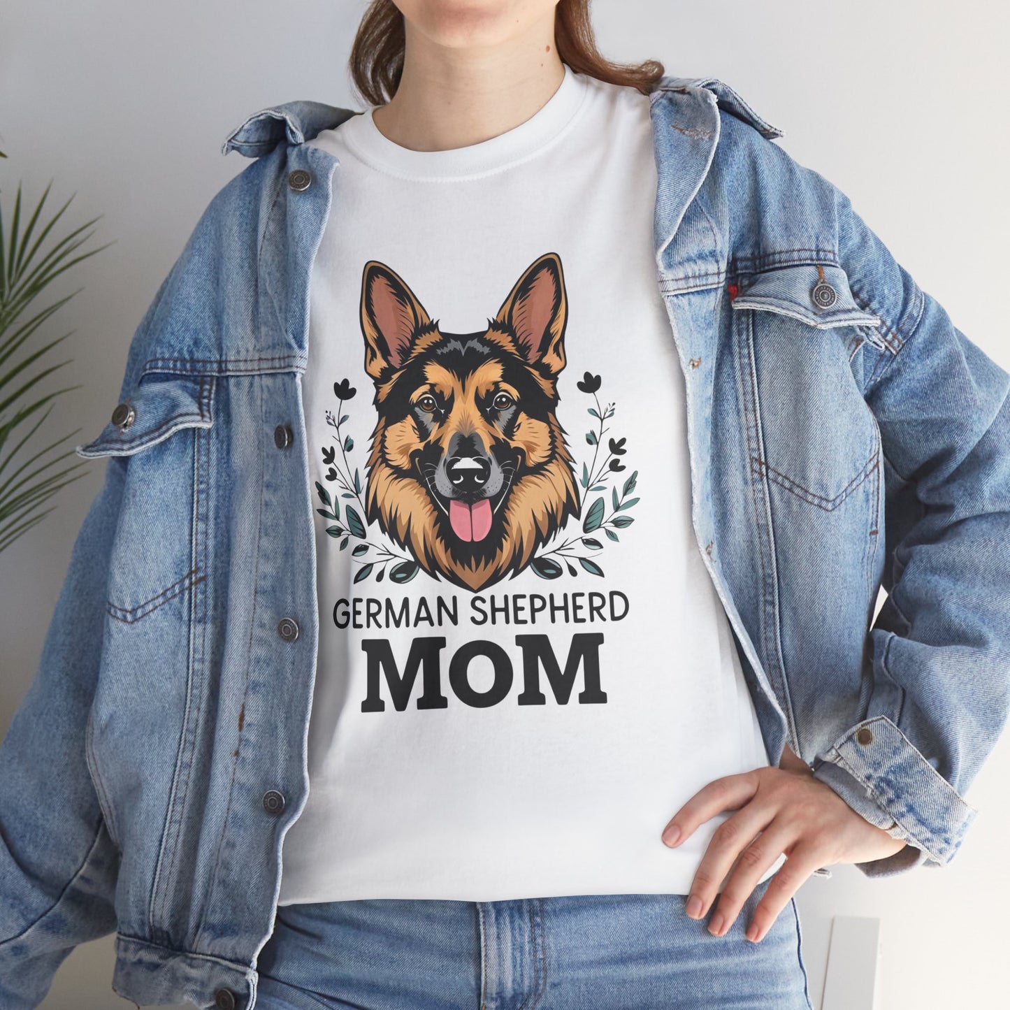 German Shepherd Mom Tee - Perfect Gift for Dog Lovers, Animal Lovers, Pet Parenthood, Birthday, Mother's Day