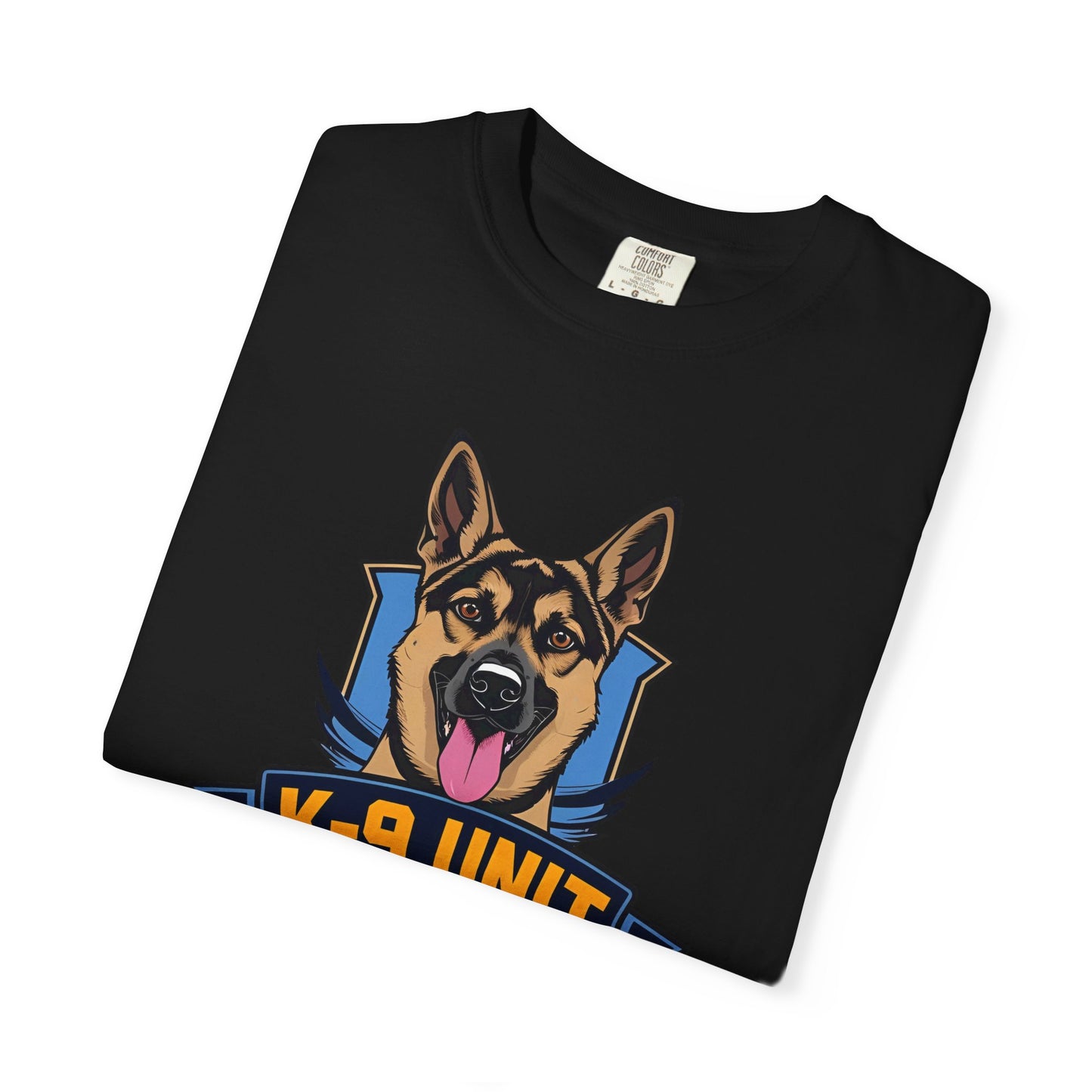 K-9 Unit Unisex Garment-Dyed T-shirt for Dog Lovers, Pet Owner Gift, Casual Wear