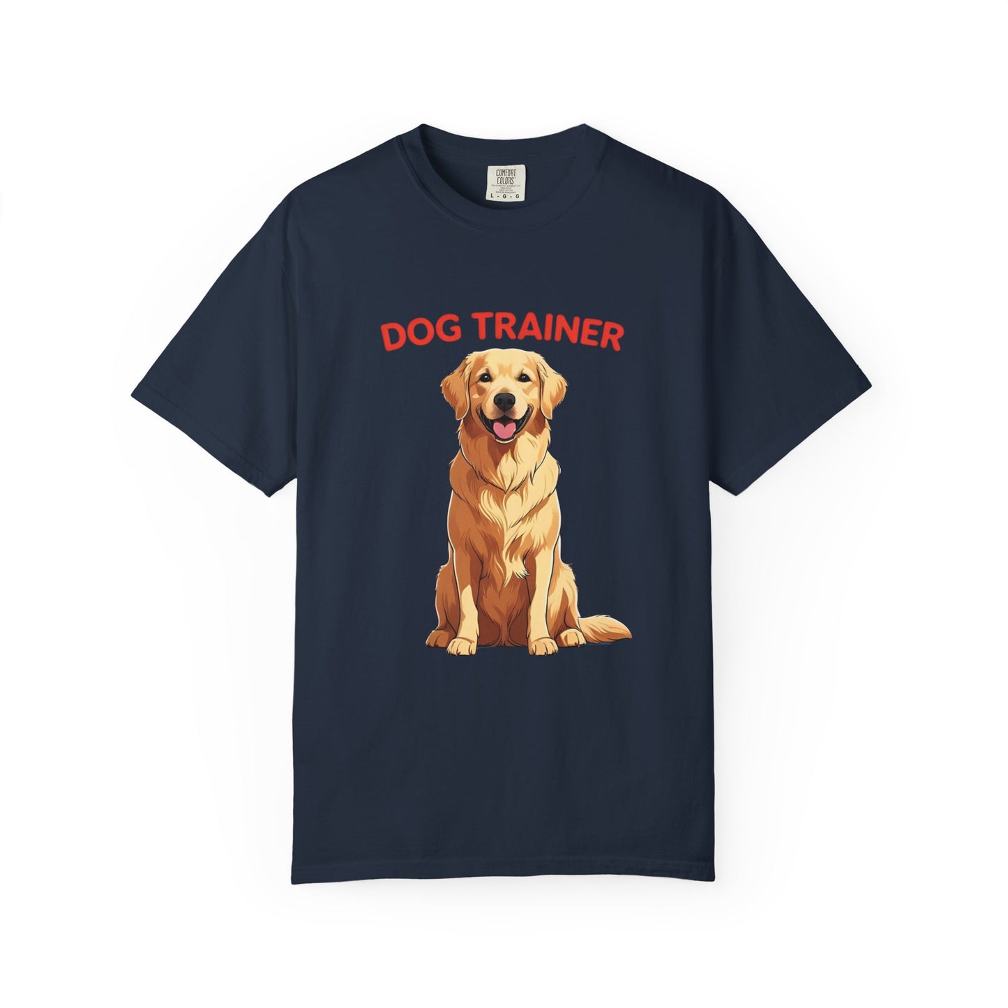 Dog Trainer Unisex Garment-Dyed T-Shirt | Perfect Gift for Dog Lovers, Pet Owners, Trainers, Birthdays, and Everyday Use