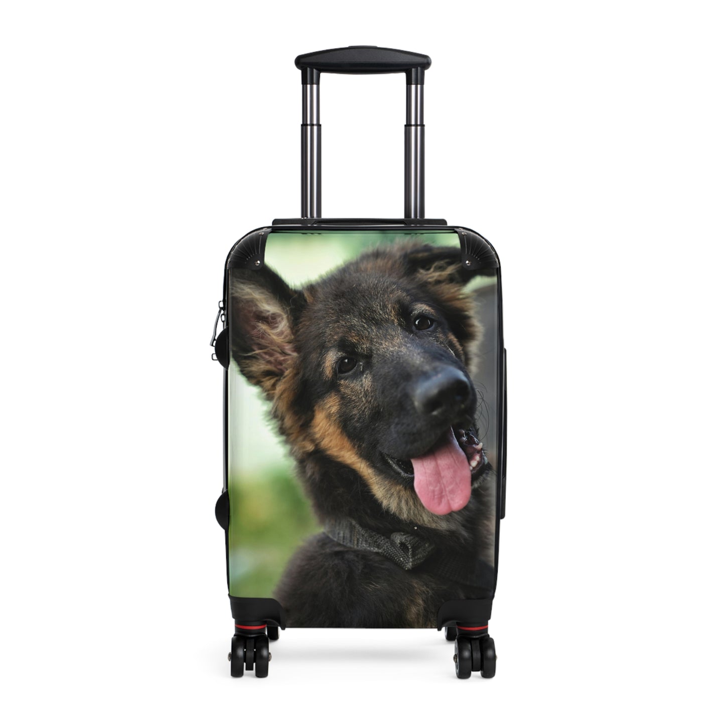 Personalized Dog Photo Suitcase - Cute German Shepherd Puppy