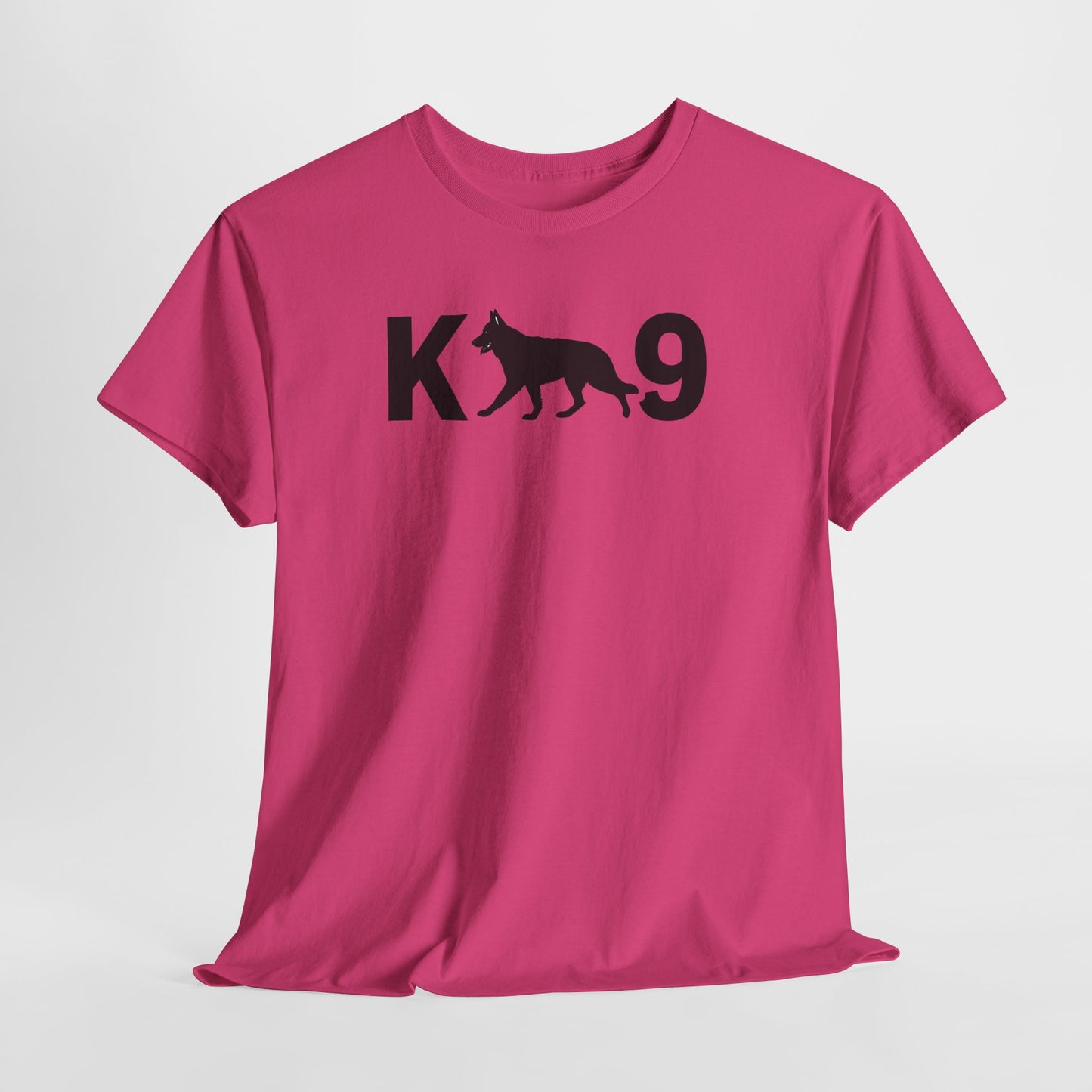 Black German Shepherd K9 Unisex Heavy Cotton Tee - Perfect for Dog Lovers, Pet Owners