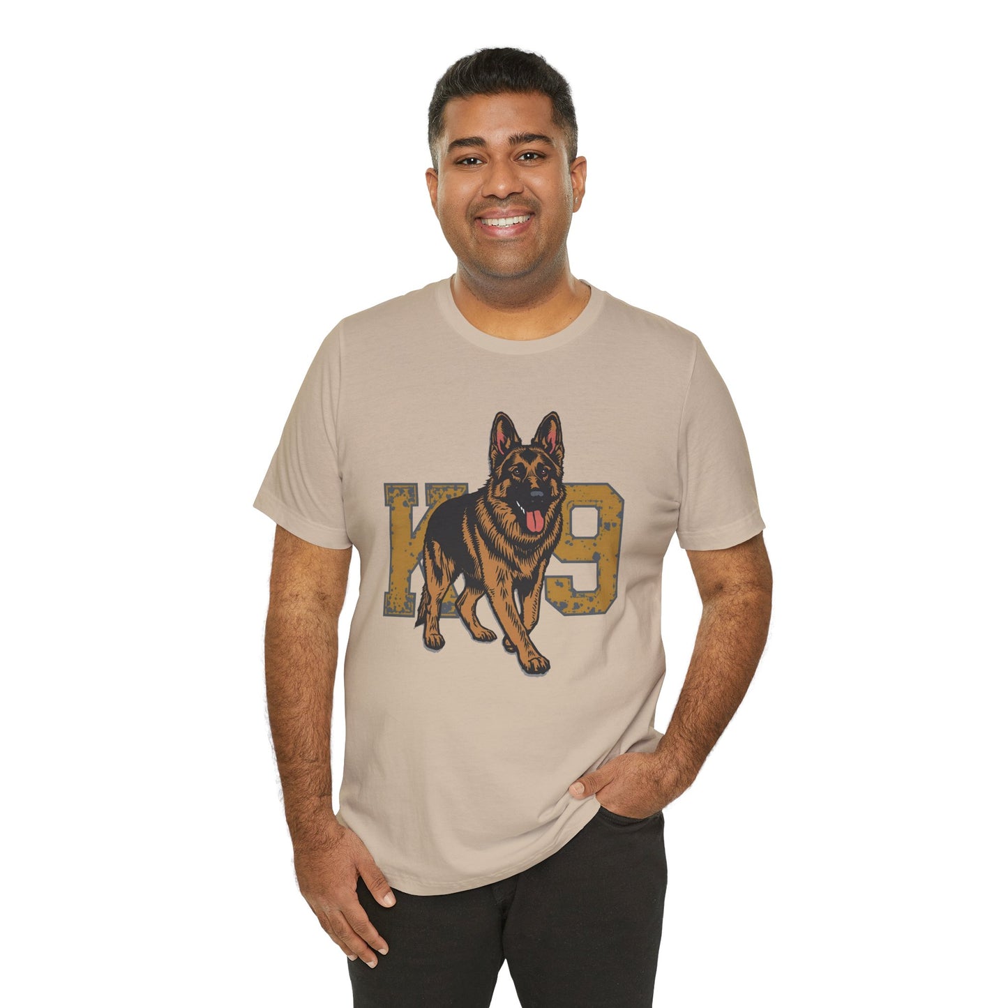 K9 Dog Lover German Shepherd Tee, Pet Owner Gift, Unisex Jersey Shirt