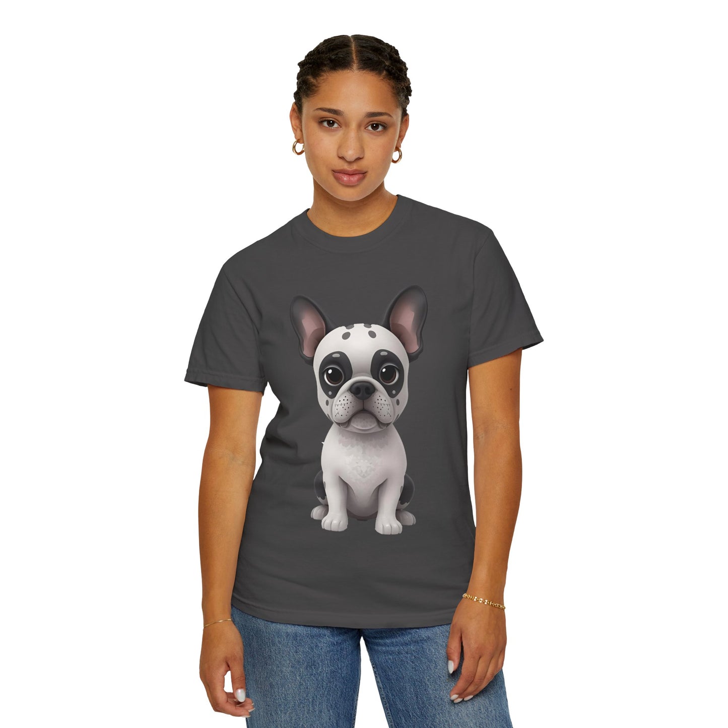 Cute 3D Design French Bulldog Unisex T-shirt, Animal Lover Gift