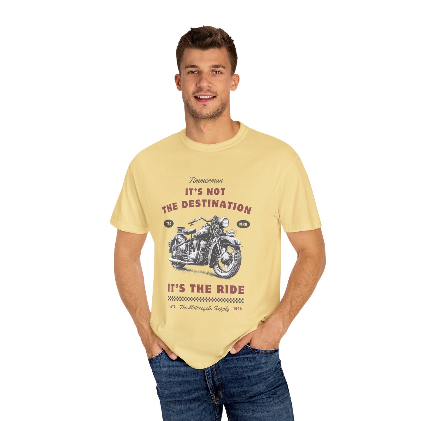 Vintage Motorcycle Ride T-Shirt - It's Not The Destination It's The Ride, Gift for Bikers, Adventure Clothing, Road Trip Outfit