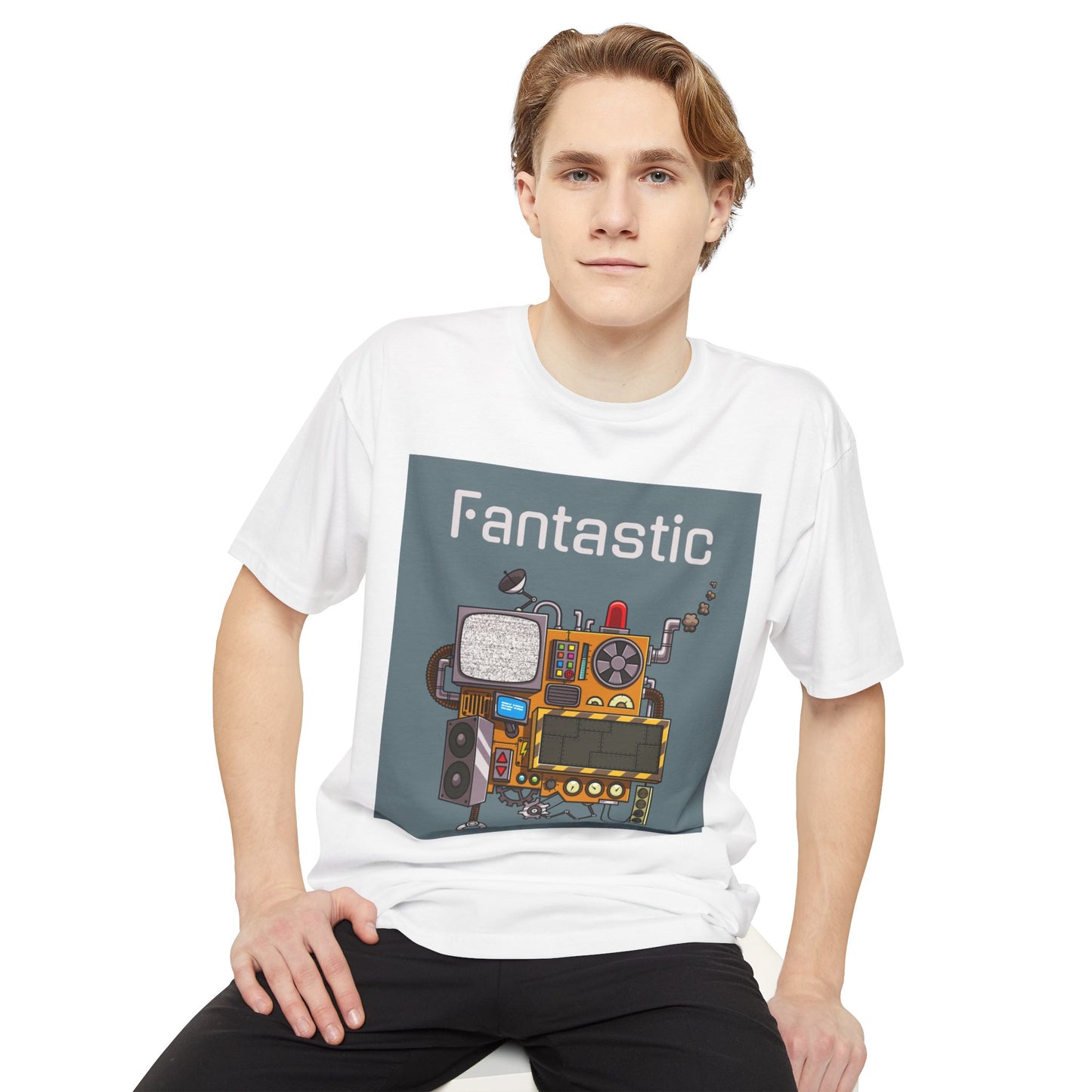 Fantastic Vibe Unisex Long Body Urban Tee, Streetwear, Graphic Tee, Gift for Music Lovers, Casual Wear, Unique Fashion Statement