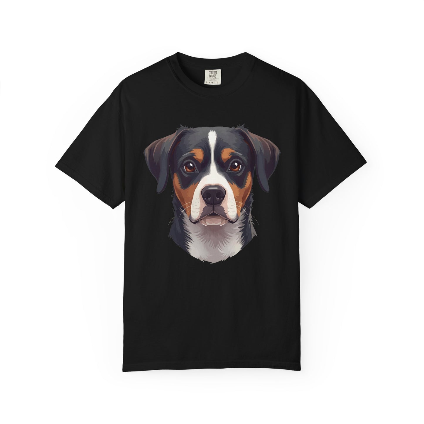 Unisex Tricolor Dog's 3D Design T-Shirt, Gift for Dog Owners, Animal Lover Apparel
