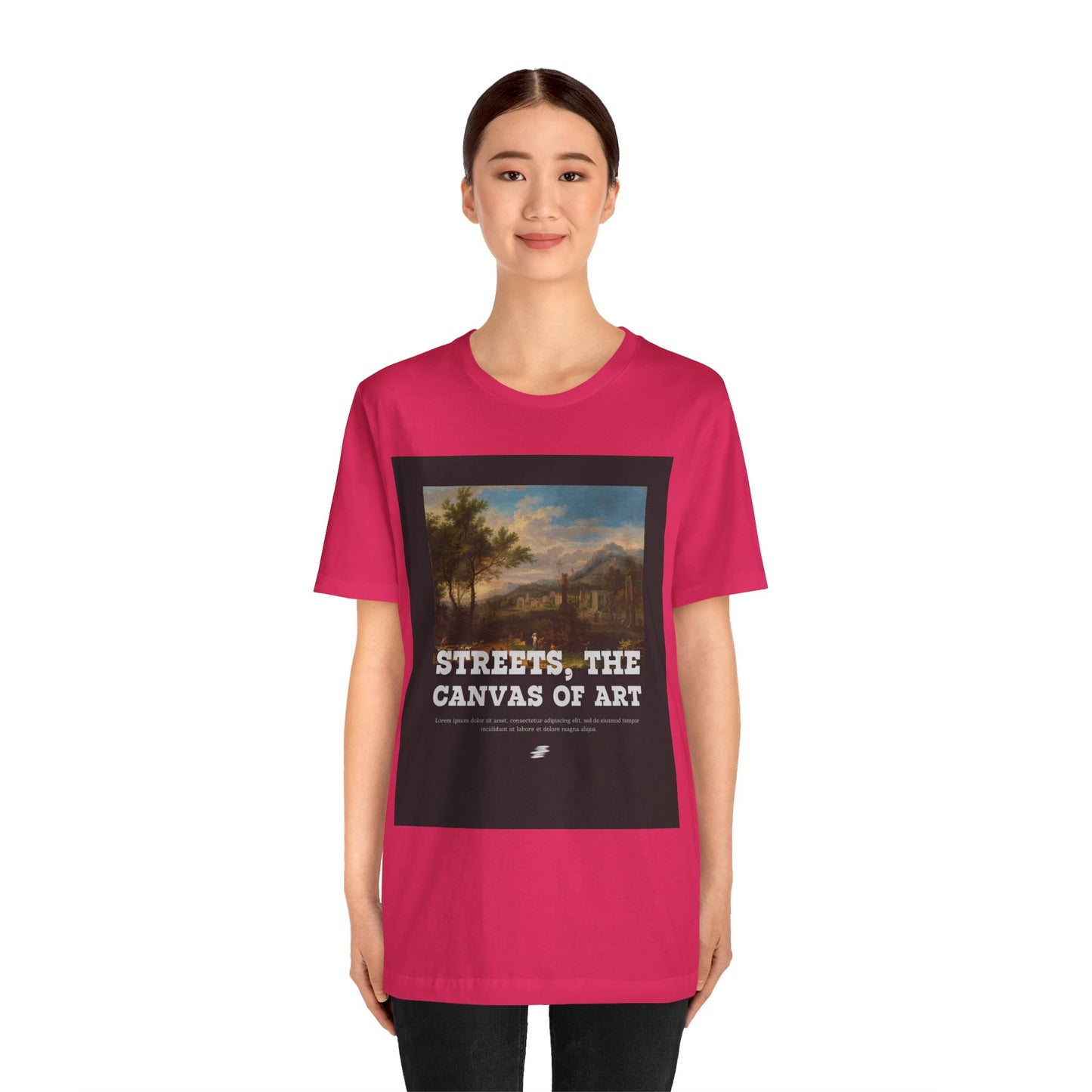 Artistic Graphic Tee - Streets, the Canvas of Art | Unisex Short Sleeve Shirt, Gift for Artists, Art Lovers, Casual Wear, Unique Gifts