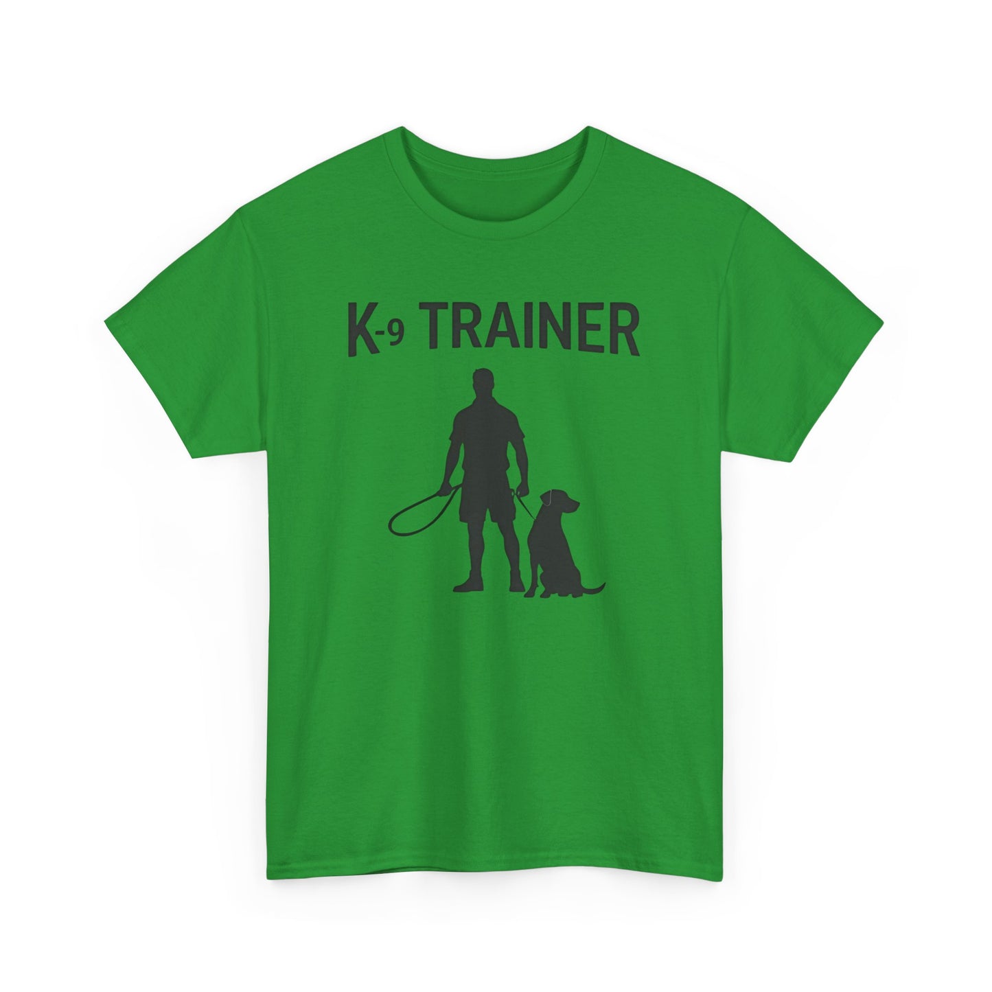 K-9 Trainer Heavy Cotton T-Shirt, Dog Owner Gift, Police Dog Shirt, Animal Enthusiast Apparel, Casual Style Tee