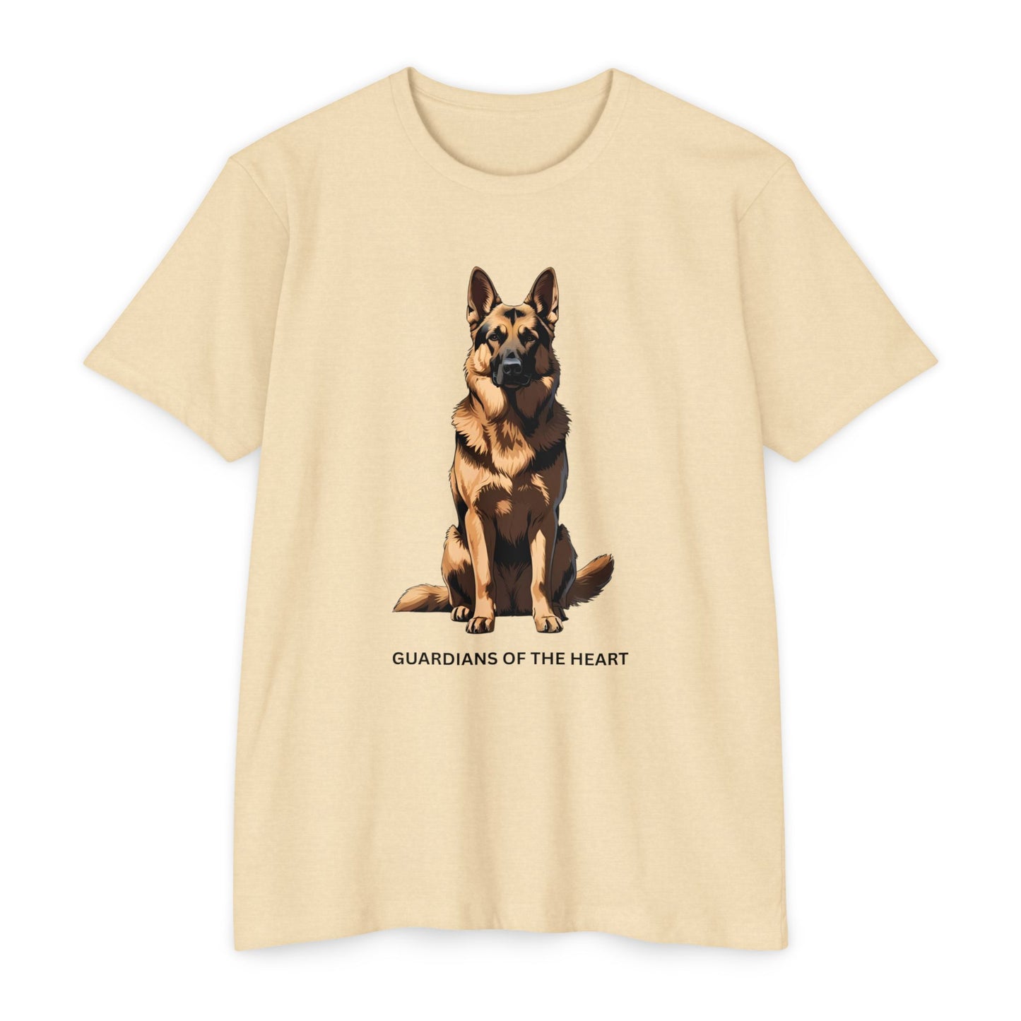 Guardians of the Heart German Shepherd T-Shirt, Unisex Dog Lover Tee, Gift for Pet Lovers, Casual Everyday Wear