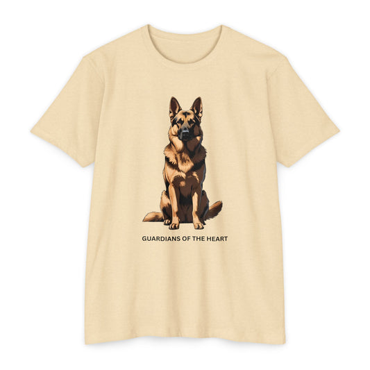 Guardians of the Heart German Shepherd T-Shirt, Unisex Dog Lover Tee, Gift for Pet Lovers, Casual Everyday Wear