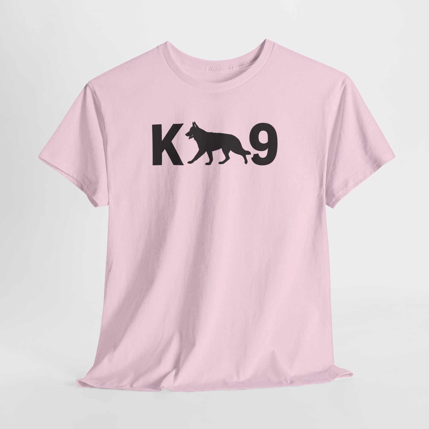 Black German Shepherd K9 Unisex Heavy Cotton Tee - Perfect for Dog Lovers, Pet Owners