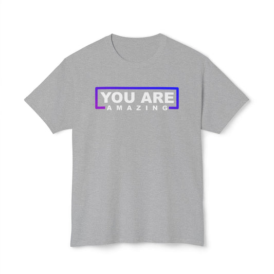 You Are Amazing Inspirational Quote T-Shirt, Motivational Gift, Casual Wear, Affirmation Apparel, Birthday Gift, Positive Vibes Clothing